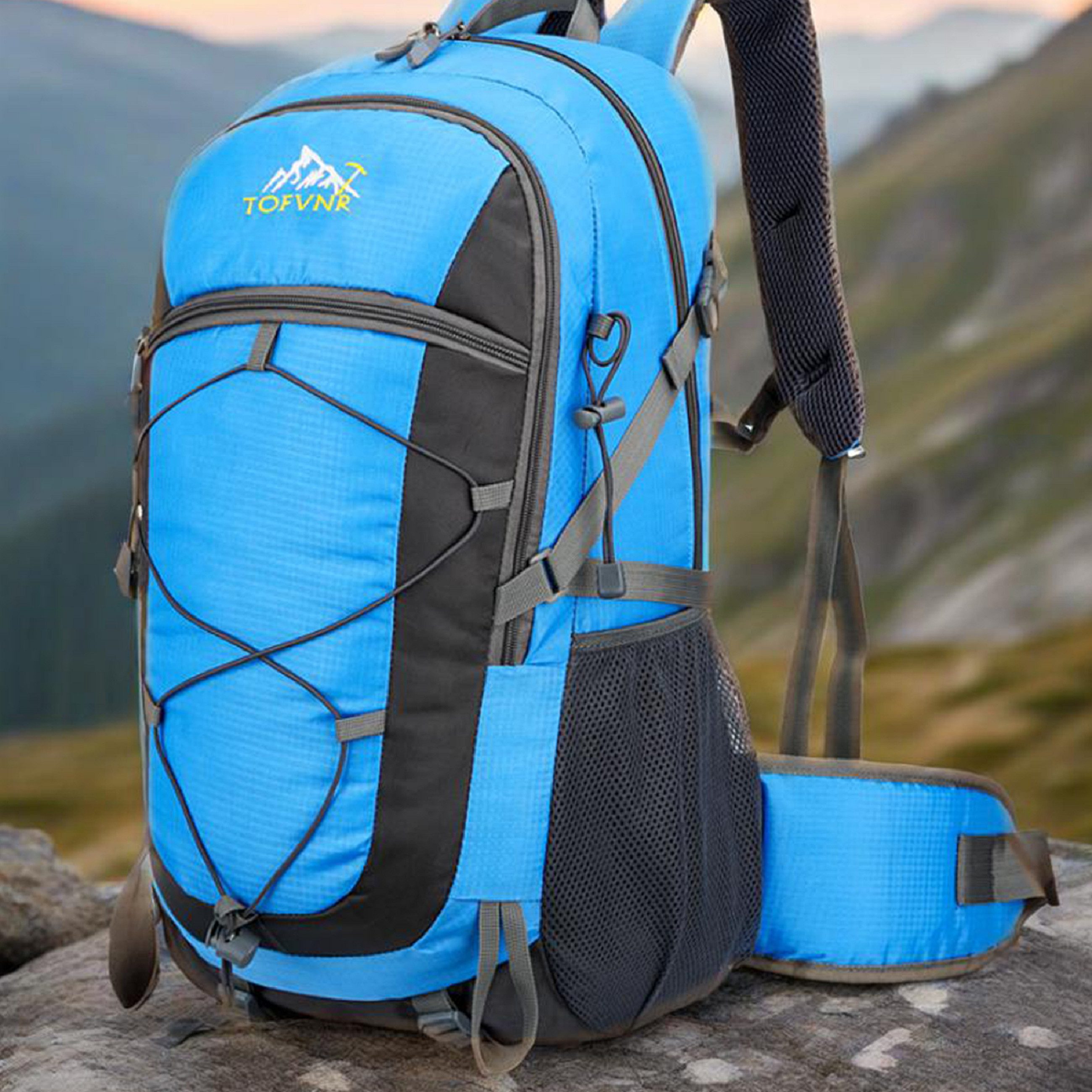 Wanderrucksack 36-55L Trekkingrucksack, Wasserdichter Outdoorrucksack, Reiserucksack