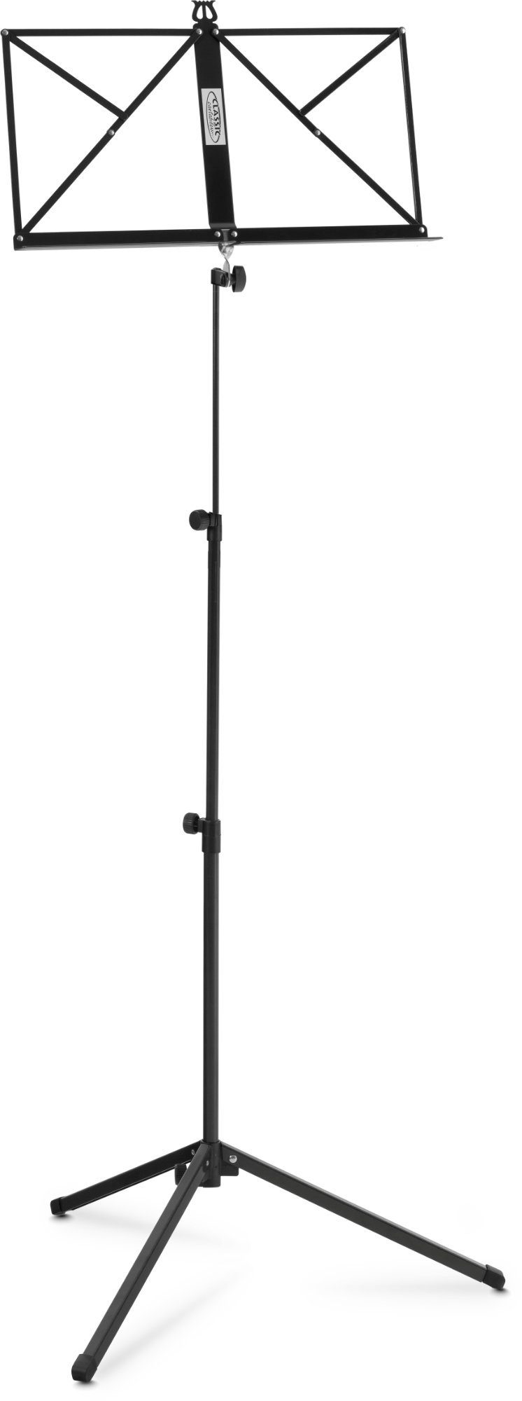 Classic Cantabile Notenpult Notenständer Medium, Klappbar - Höhenverstellbar von 65-130 cm