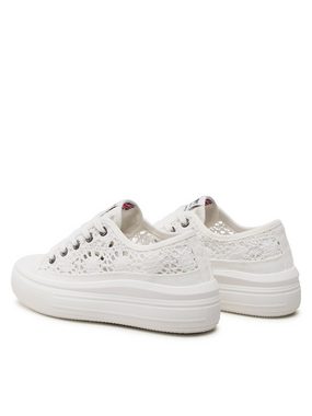 Lee Cooper Sneakers aus Stoff LCW-23-44-1617L White Sneaker