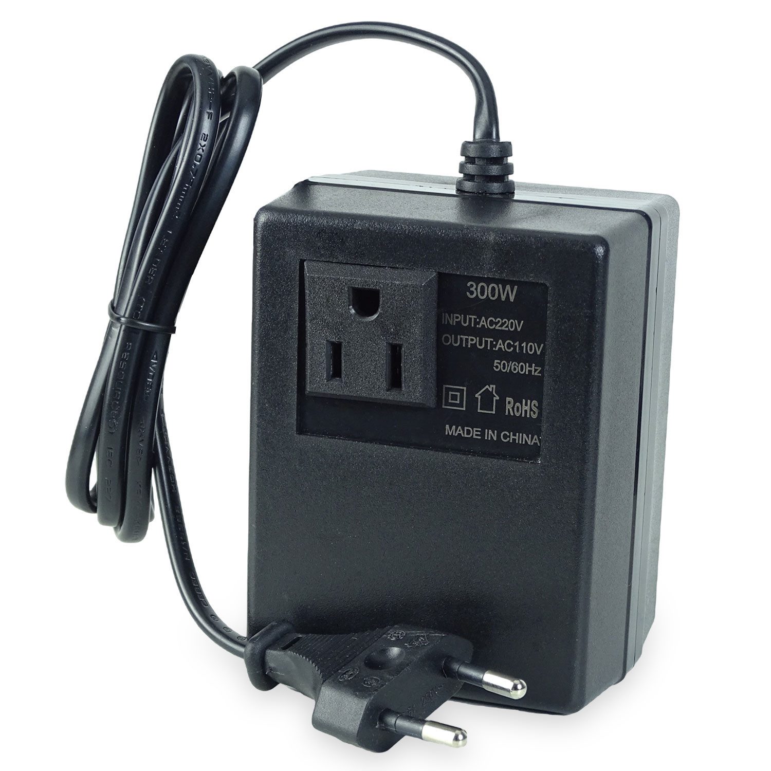 Spannungswandler 220V zu 110V 300 Watt Reiseadapter