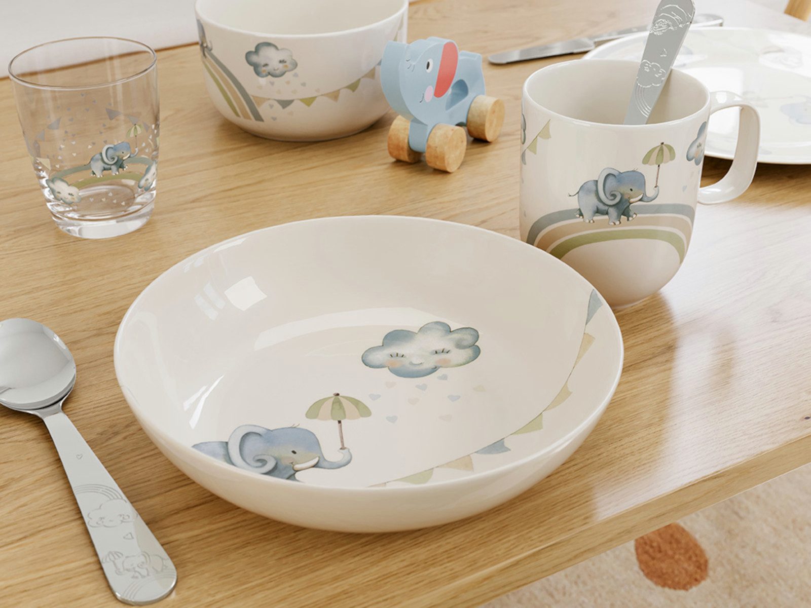Villeroy & Boch Suppenteller Walk like an Elephant Kindersuppenteller 18,5cm