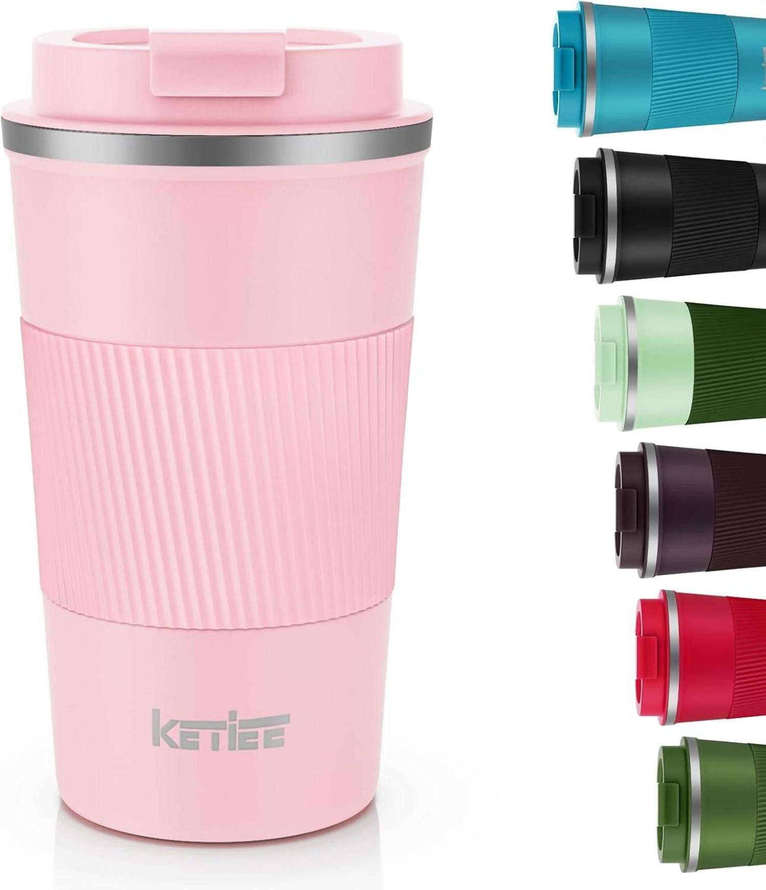 LuxusKollektion Термокружка Чашки to go 510ml Термокружка Doppelwandig Isolierbecher rosa