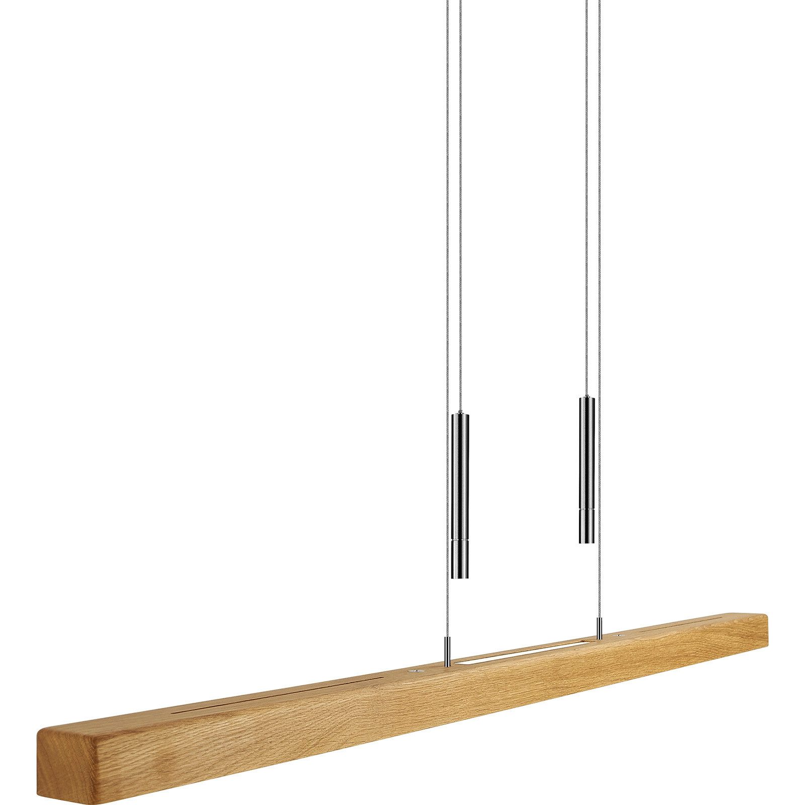 HerzBlut LED-Hängeleuchte Leonora LED Up&Down, Alu LED-Leiste Acryl, satiniert