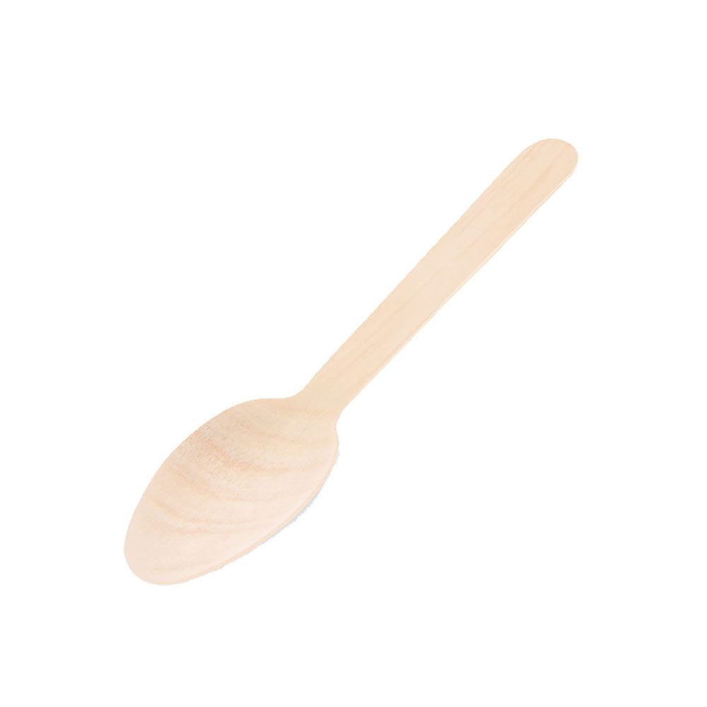 SWS Bestecklöffel Holz-Löffel XL 160 x 45 mm – großer Löffel aus Holz 100 Stk.