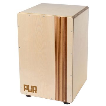 Pur-Percussion Cajon PC 2259 Compact QS Zebrano mit Tasche