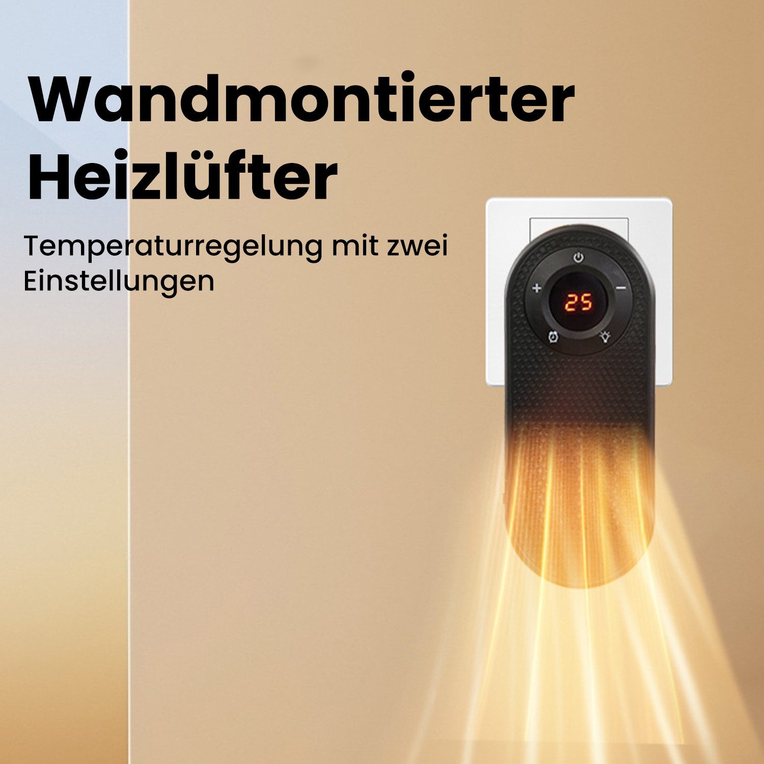Refttenw Heizlüfter Energiesparend PTC Keramik Heizlüfter mit Fernbedienung günstig online kaufen