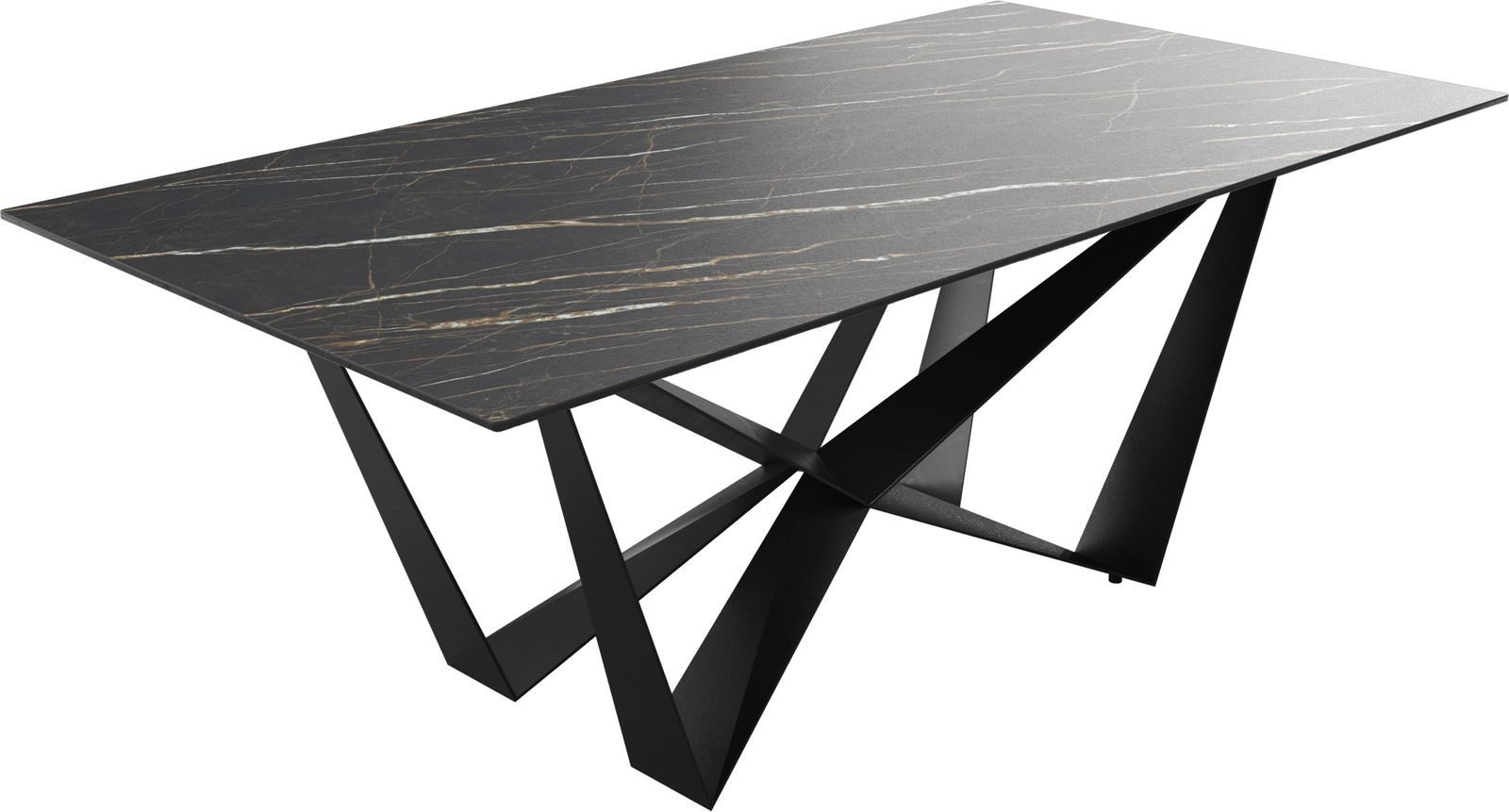 DELIFE Esstisch Edge, Laminam® Keramik Braun günstig online kaufen