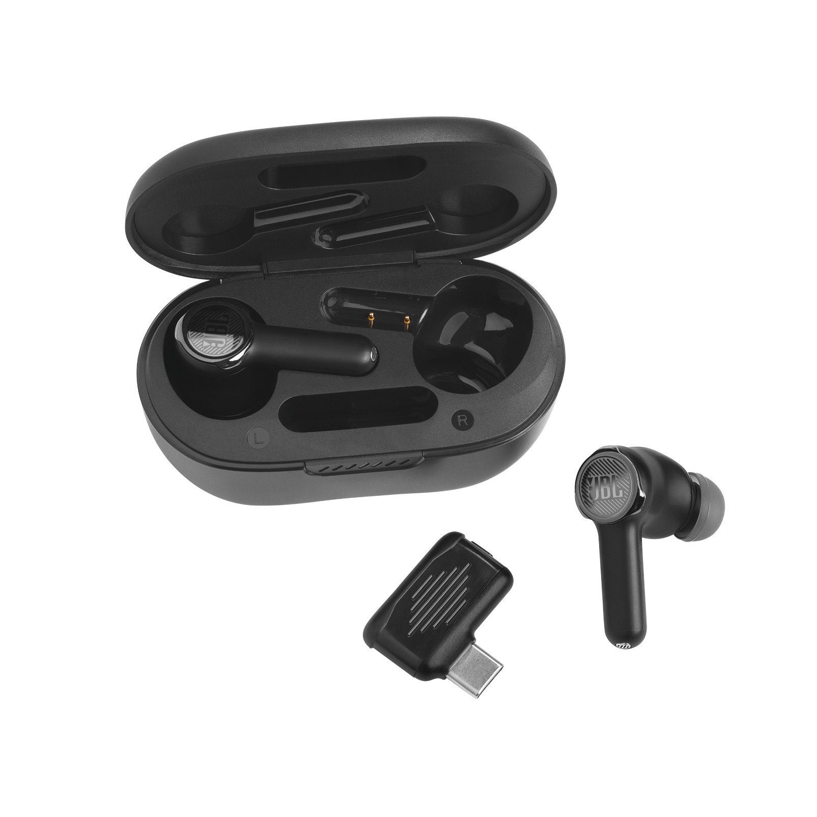 JBL Quantum TWS Gaming-Headset (Freisprechfunktion, Hörunterstützung, Rauschunterdrückung, Google Assistant, Bluetooth)