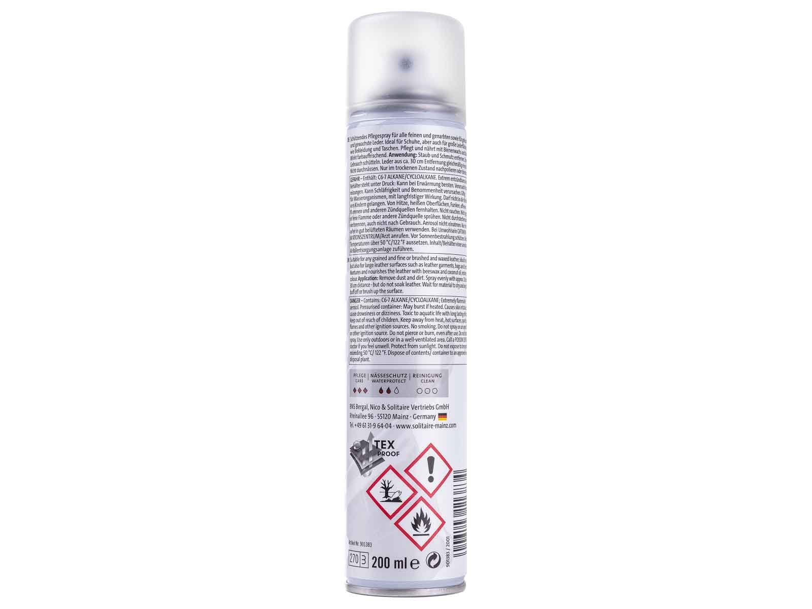 Solitaire Solitaire Brilliant Wax Spray Pflege und Schutz Lederpflege (1 St)