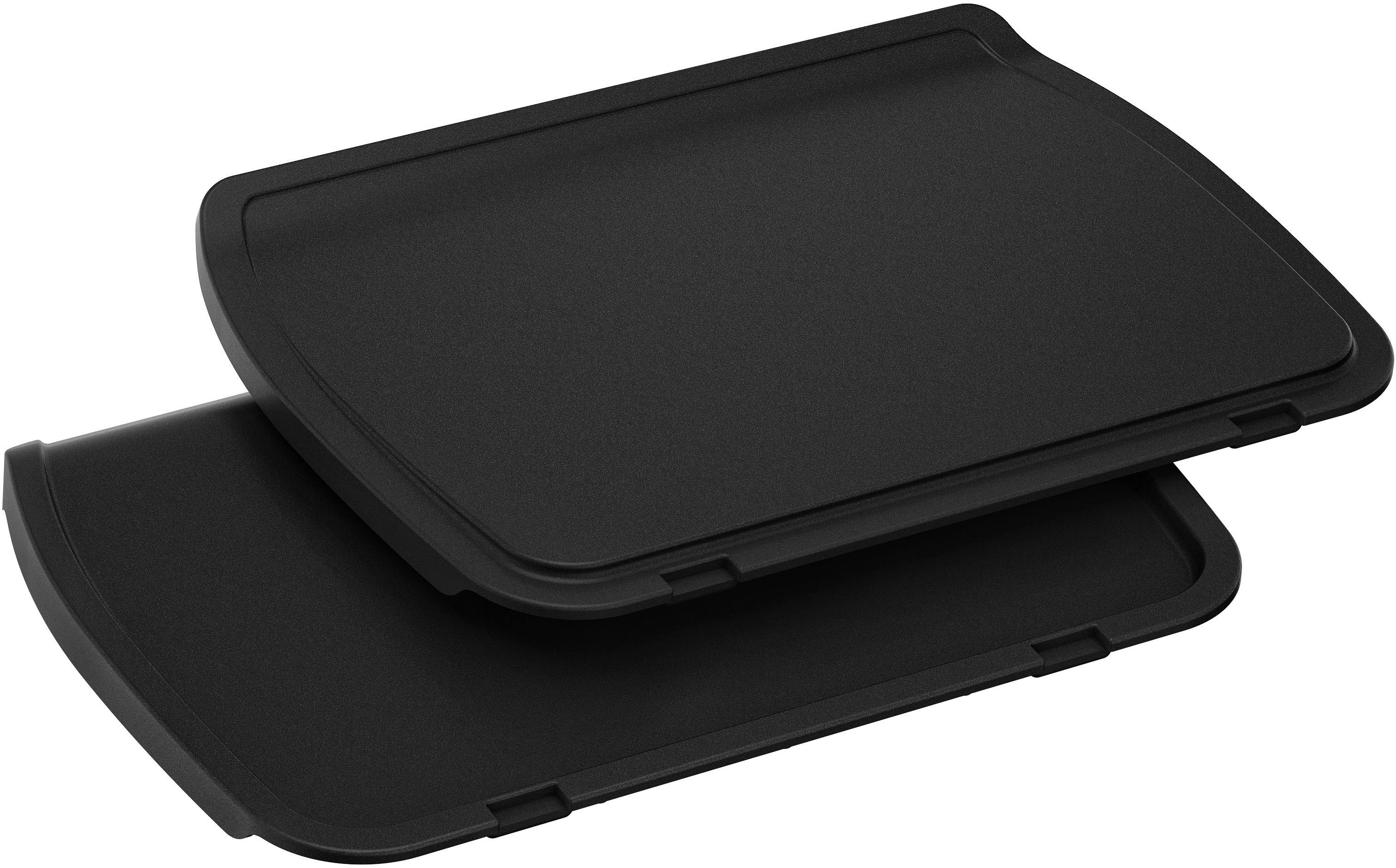 Tefal Backblech XA7288 OptiGrill, Aluminium, (Set), Plancha-Platten, für empfindliche Zutaten, antihaftb. Alu-Druckguss