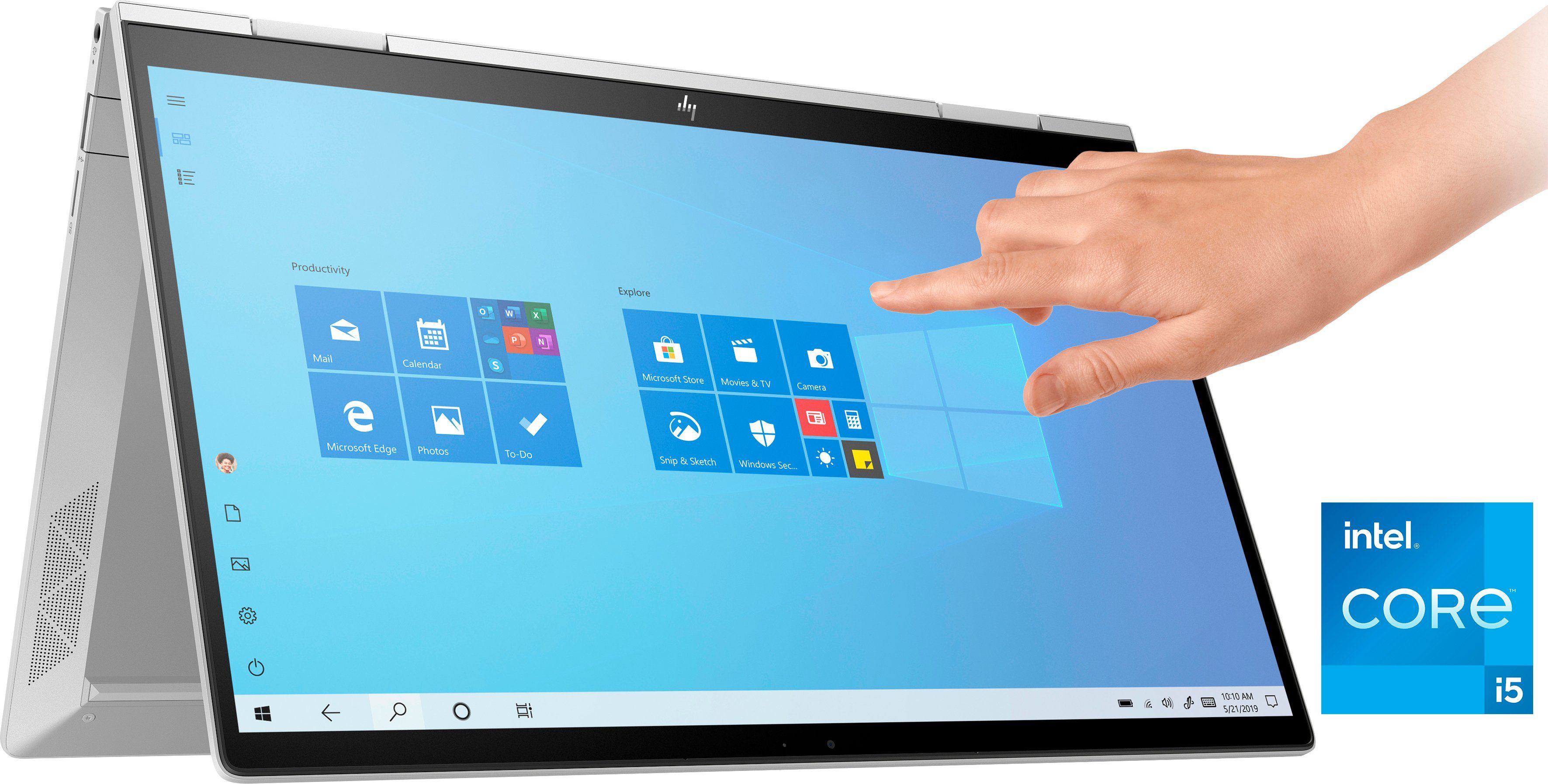 HP Envy x360 13-bd0050ng Convertible Notebook (33,8 cm/13,3 Zoll, Intel  Core i5 1135G7, Iris Xe Graphics, 512 GB SSD, OLED Display)