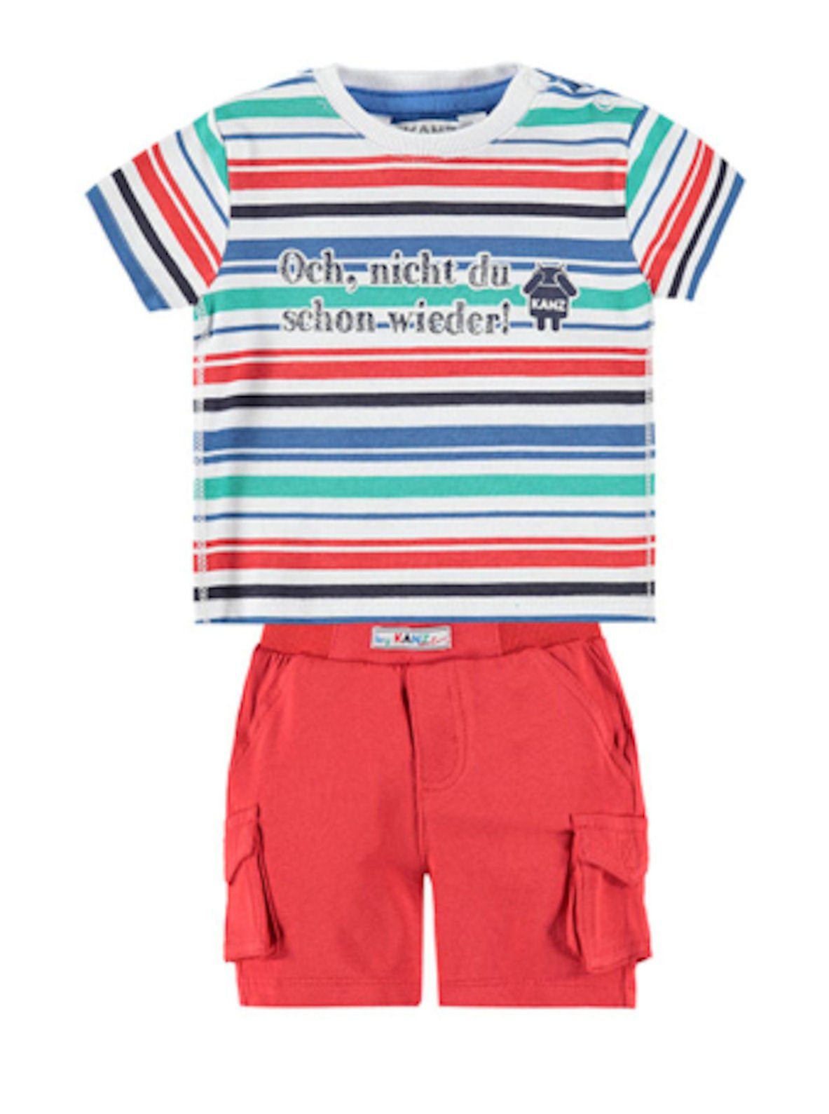 (Set, T-Shirt Shorts) Shorts 2-tlg., T-Shirt und Baby Jungen Kanz & Shorts T-Shirt Kanz Sommerset