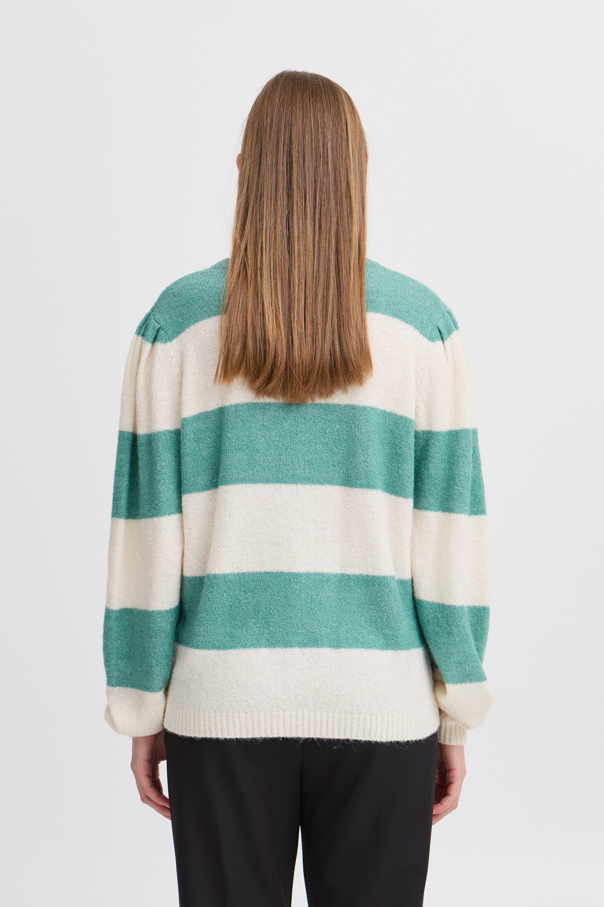 Ichi Strickpullover IHDUSTY LS STRIPE