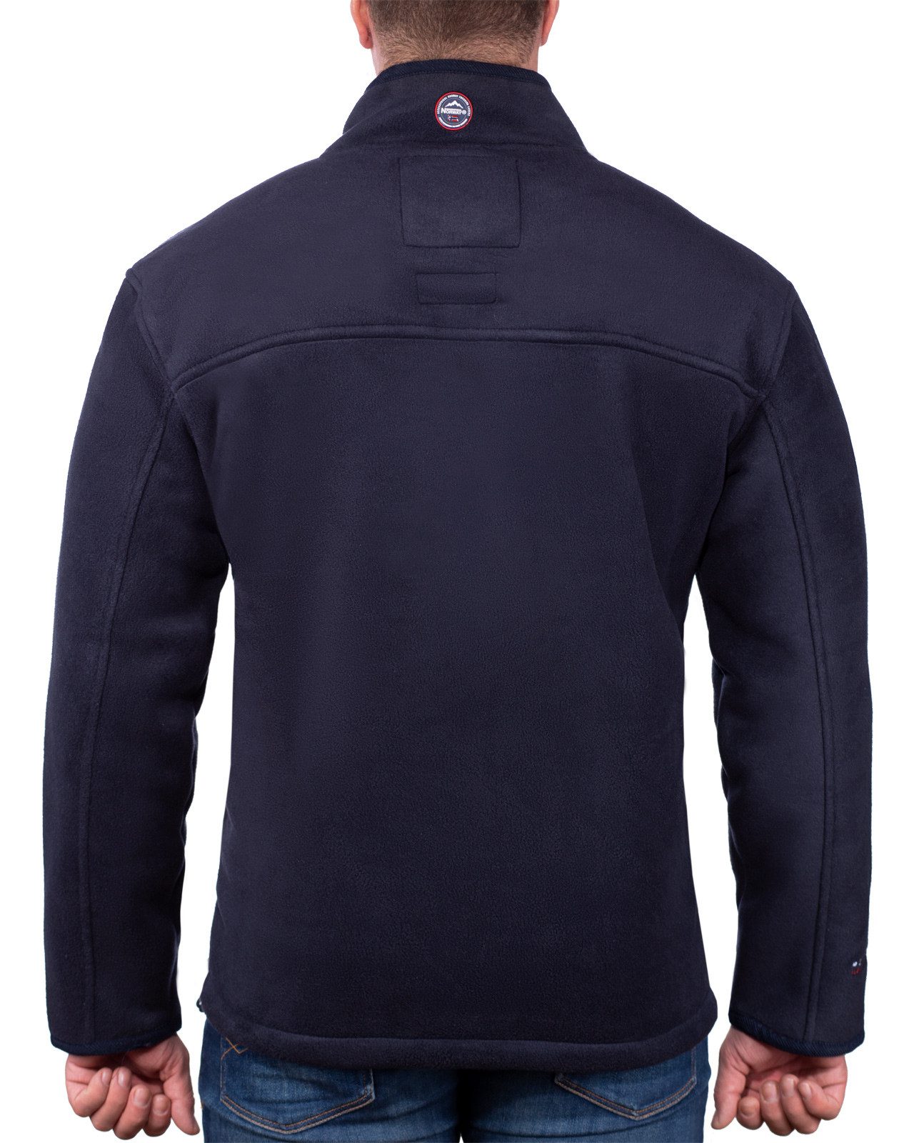 Geographical Norway Fleecejacke Herren Regular Fit Jacke bausine Black M Sp günstig online kaufen