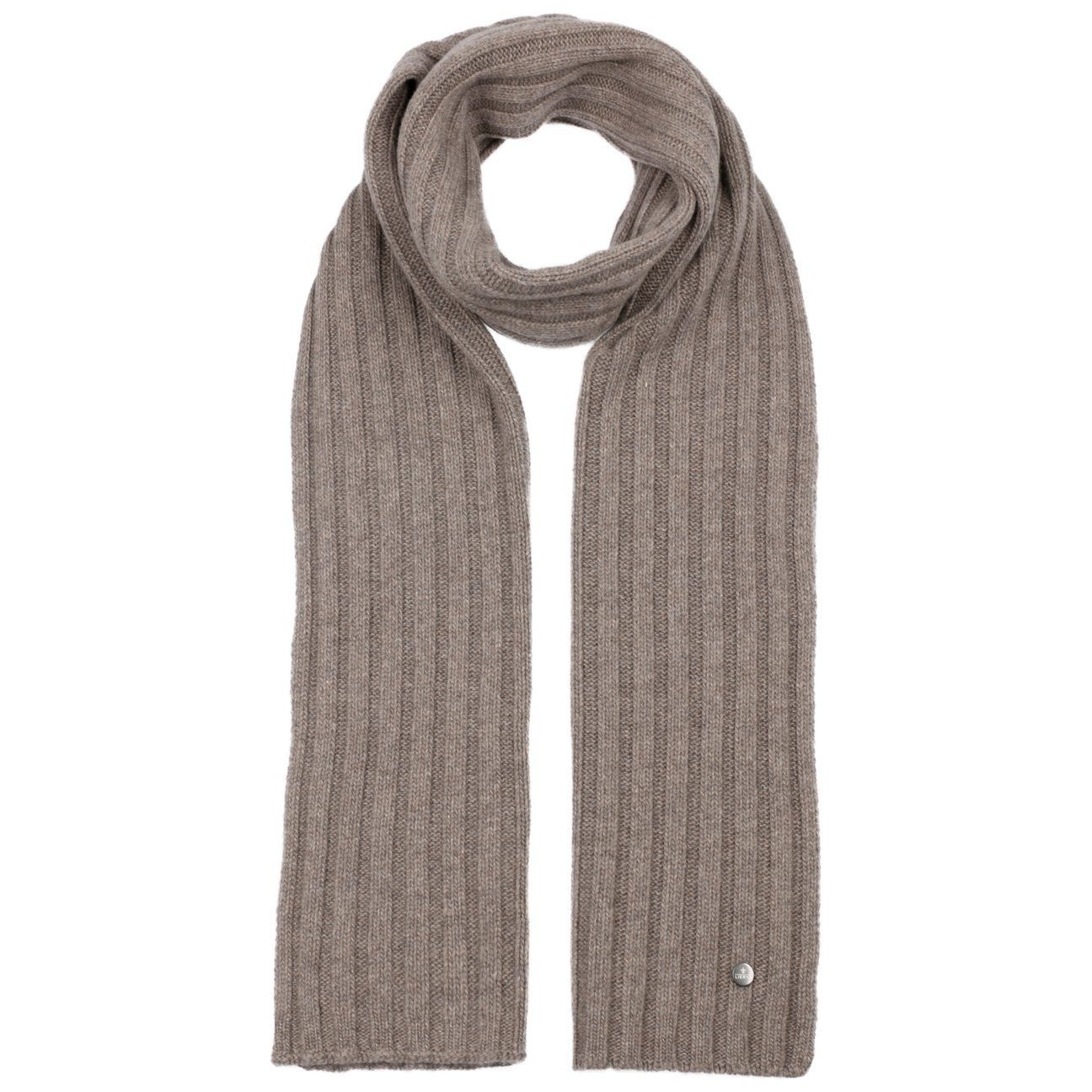 Lierys Strickschal, (1-St), Strickschal, Made in Italy taupe