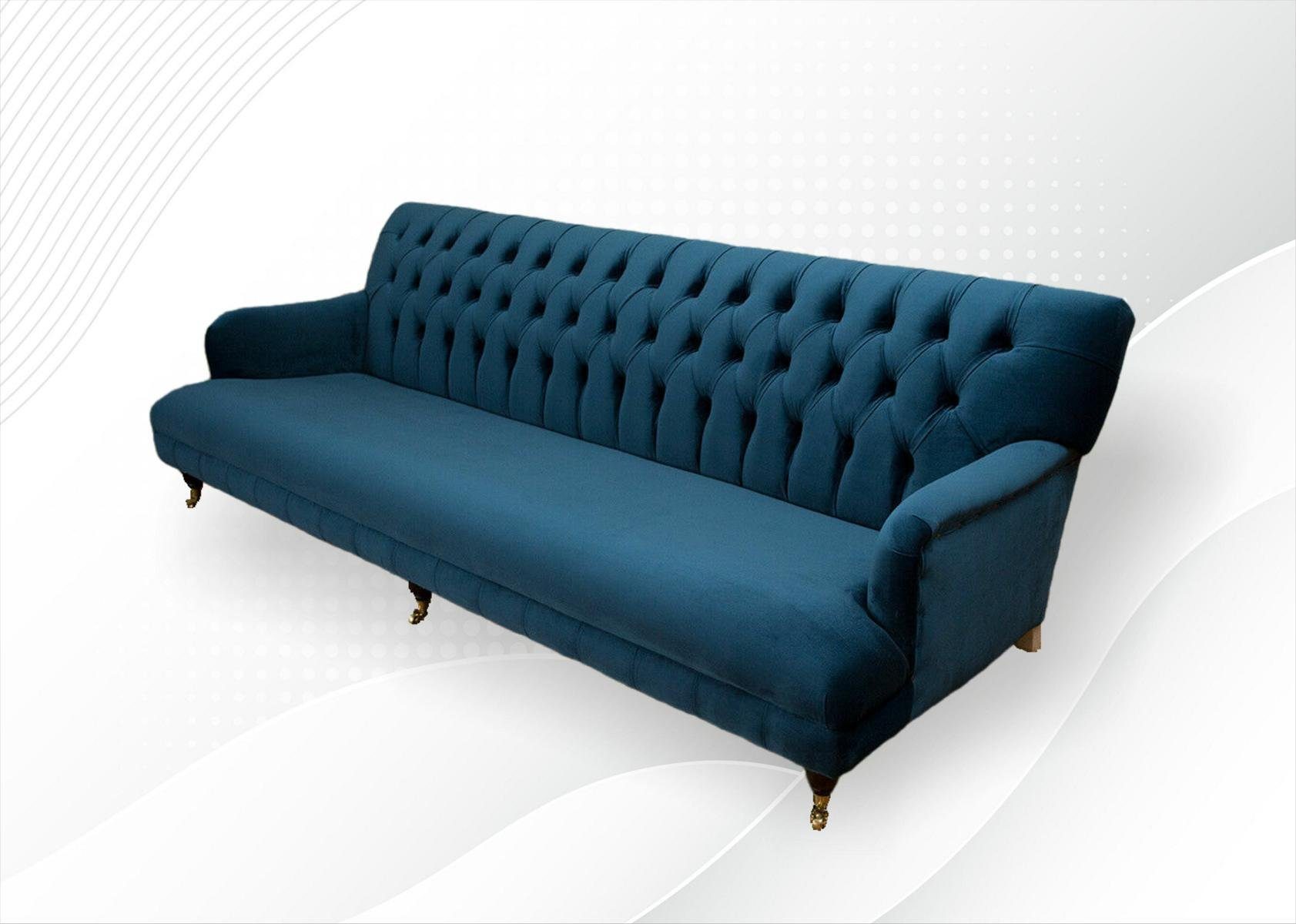 250 cm Couch Chesterfield-Sofa, Sofa Chesterfield JVmoebel Design Sofa Sitzer 4