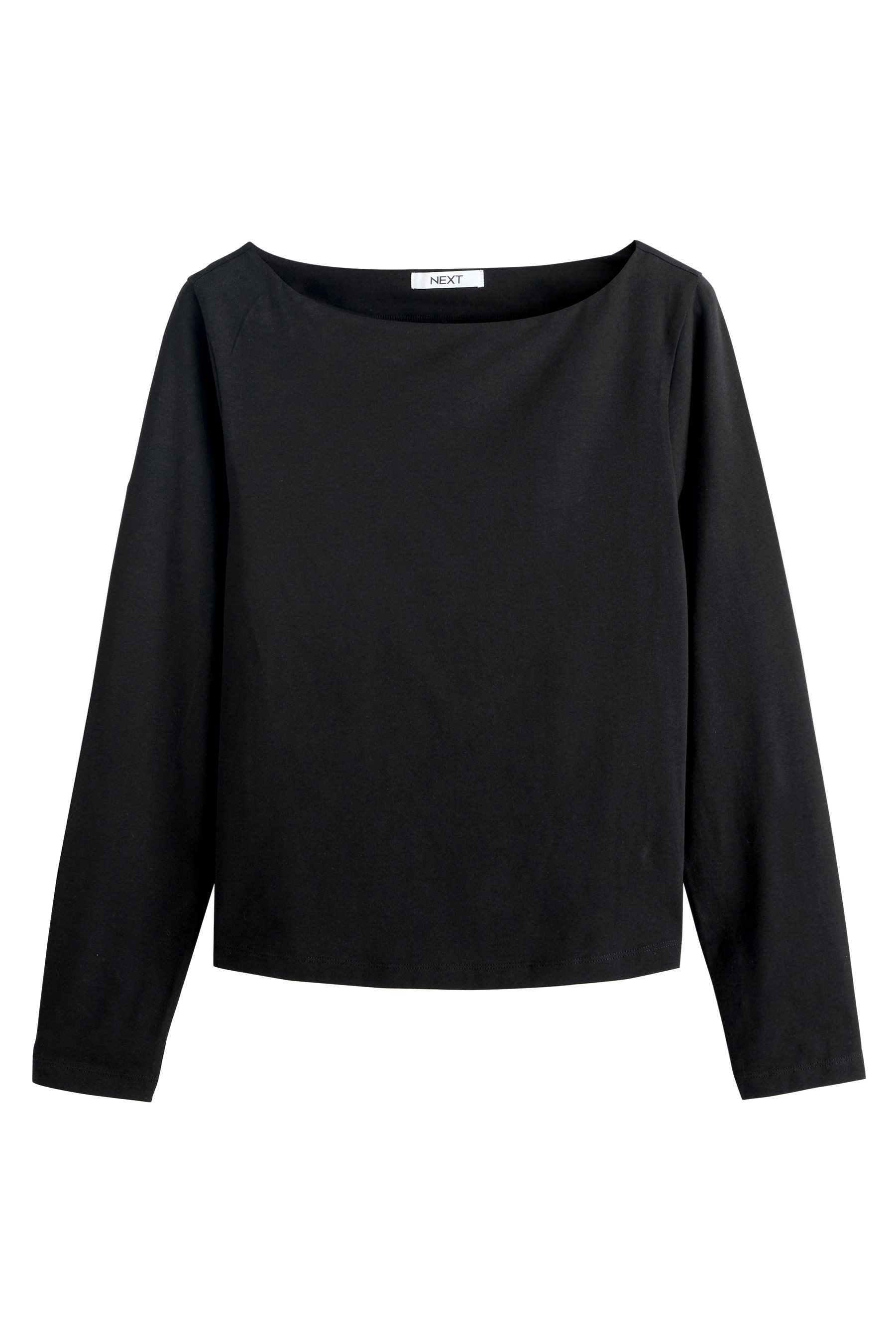 Next T-Shirt Langarmshirt mit U-Boot-Ausschnitt (1-tlg) günstig online kaufen