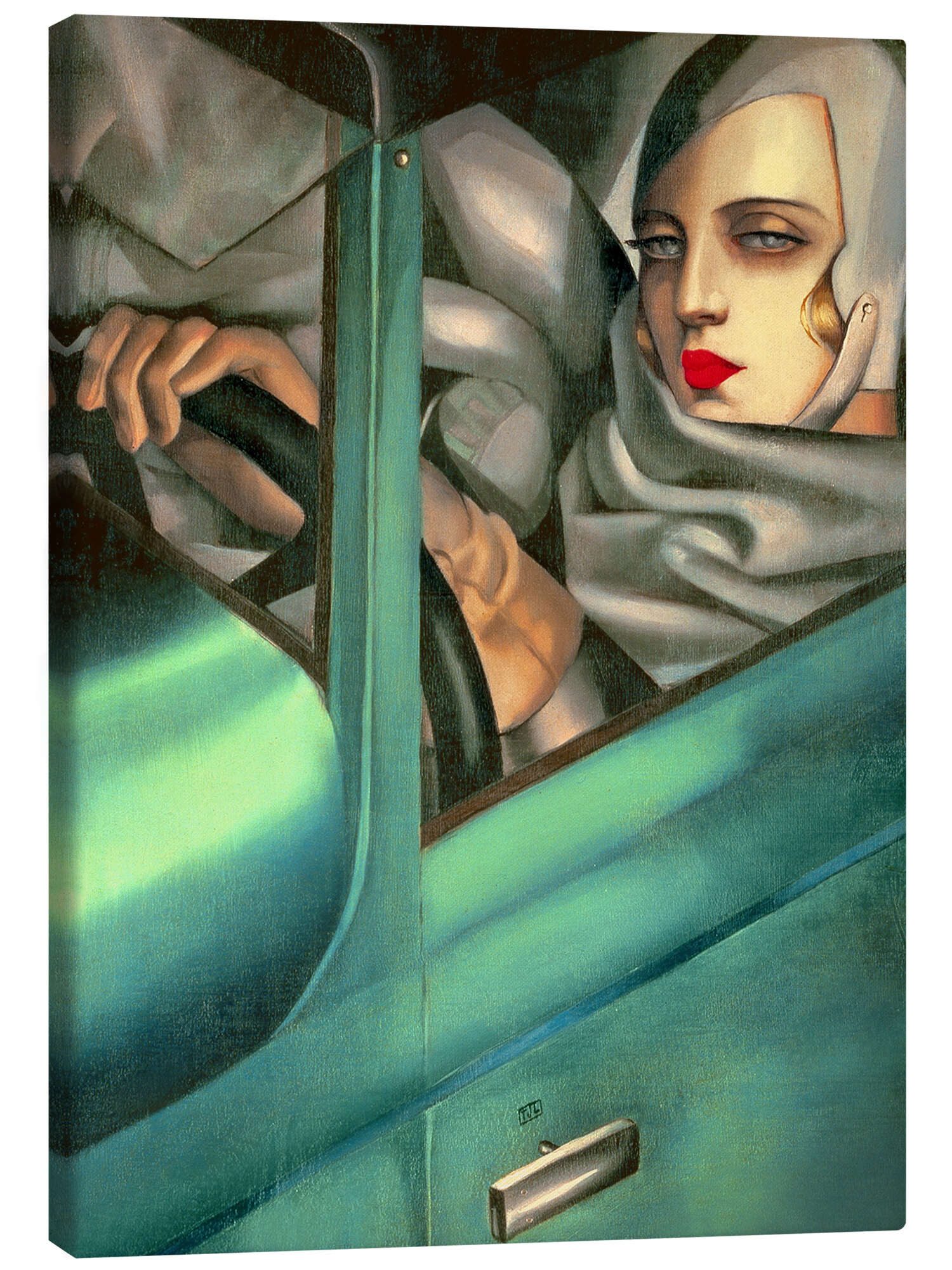 Posterlounge Wandbild Mein Porträt, 1929, Tamara de Lempicka, erhältlich als Poster, Leinwandbild, Wandsticker oder Acrylglasbild