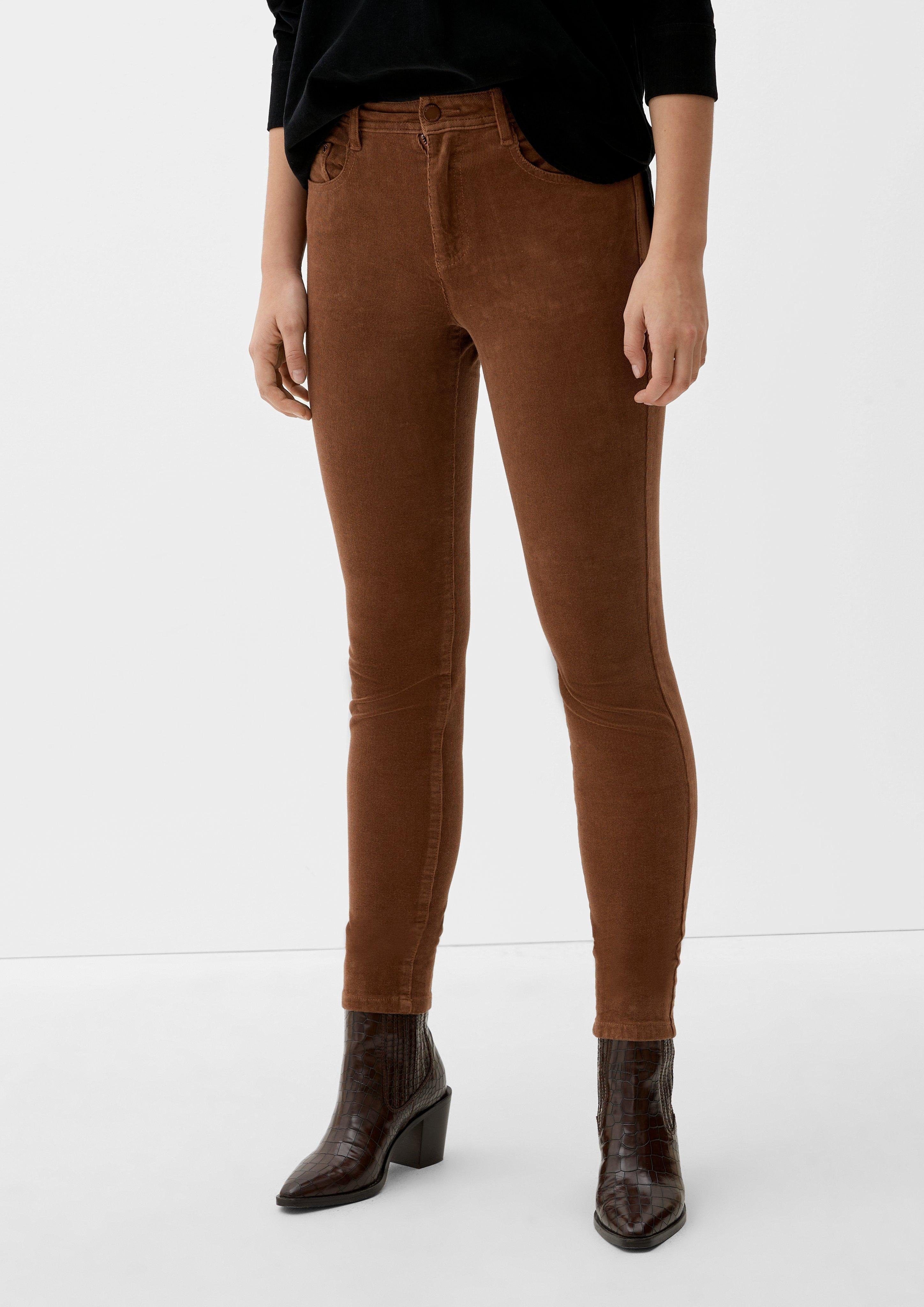 Stoffhose zimt im s.Oliver Fit Slim Cordhose