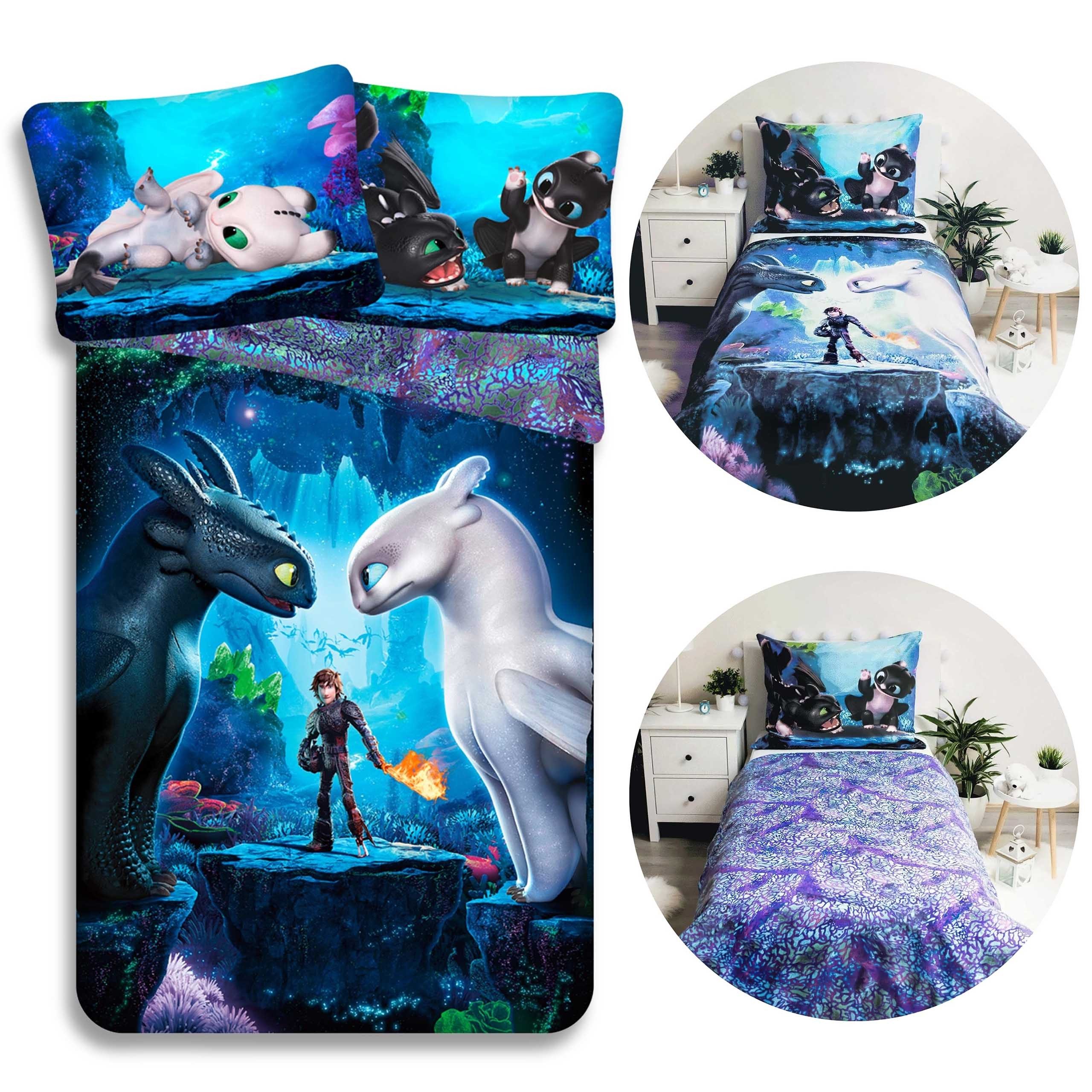 Sarcia.eu Kinderbettwäsche Drachenzähmen leicht gemacht Kinderbettwäsche 14 günstig online kaufen