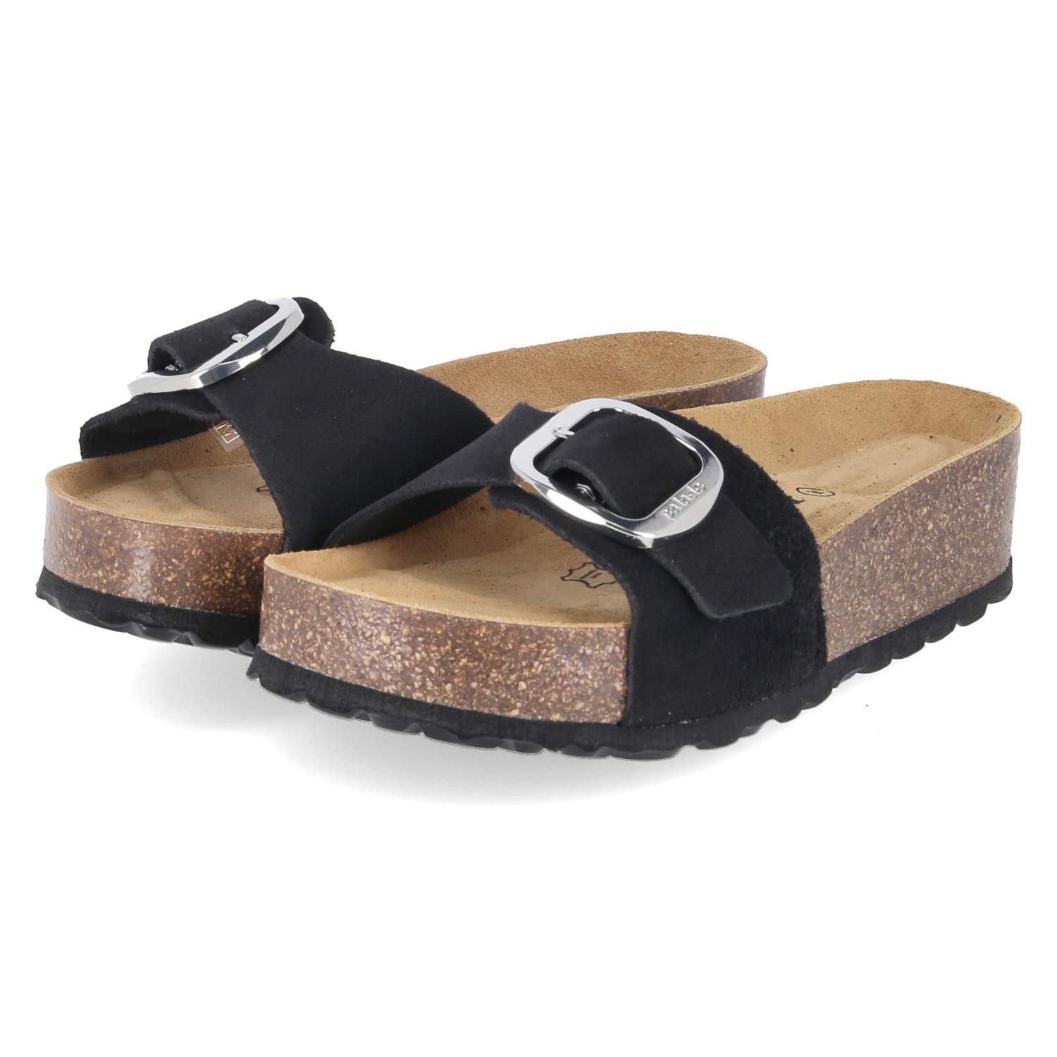 Palado Palado PALA-251-781589-07 Damen Rauleder black Pantolette