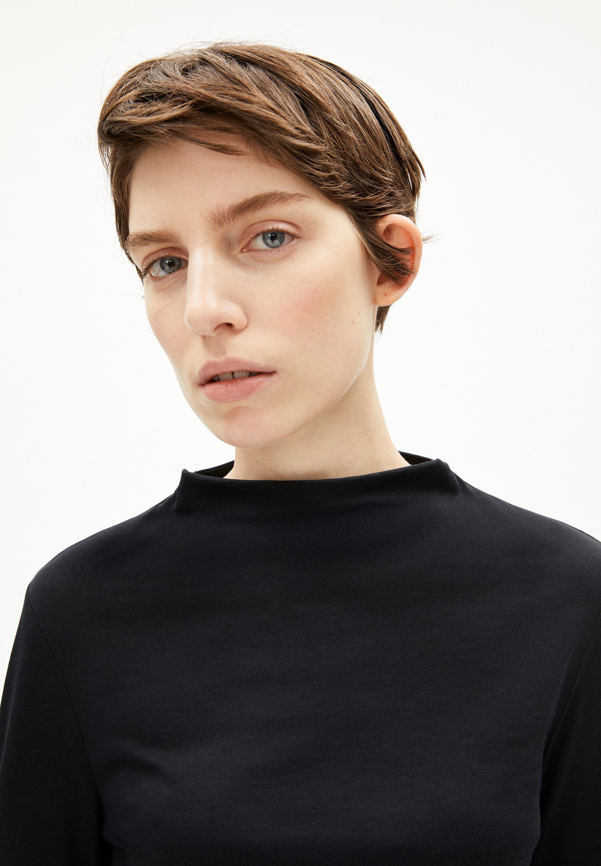 Armedangels Longsleeve CALUNAA Longsleeve aus Bio-Woll Mix Slim Fit