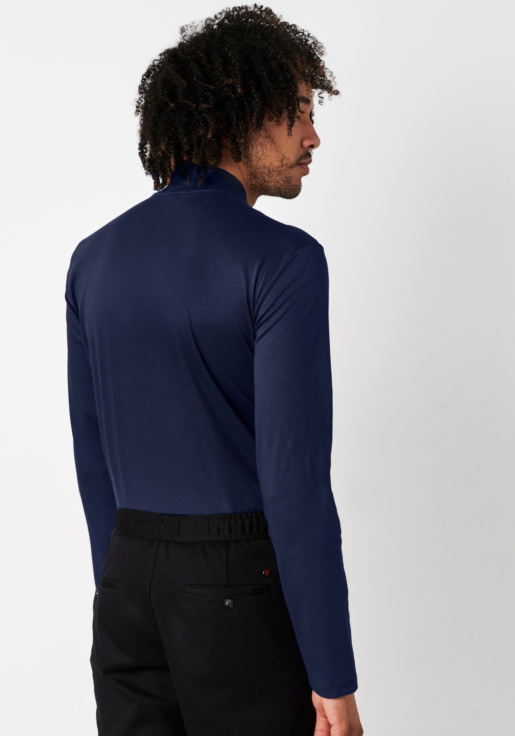 DESOTO Rollkragenshirt Casual Turtleneck Mit Rundhalsausschnitt günstig online kaufen