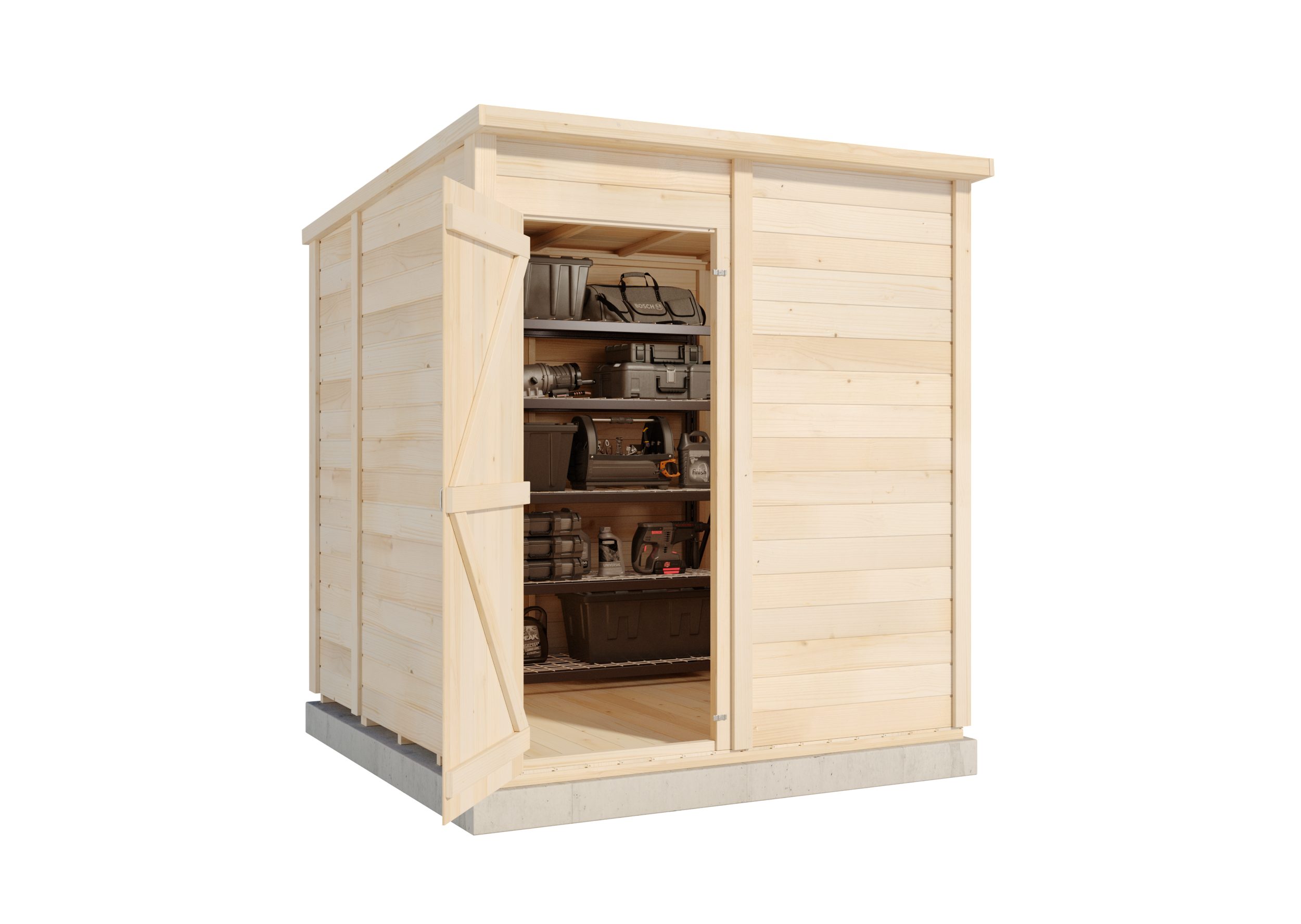 StoreHaus Gerätehaus Holz Stefano, BxT: 186,2x186,2 günstig online kaufen