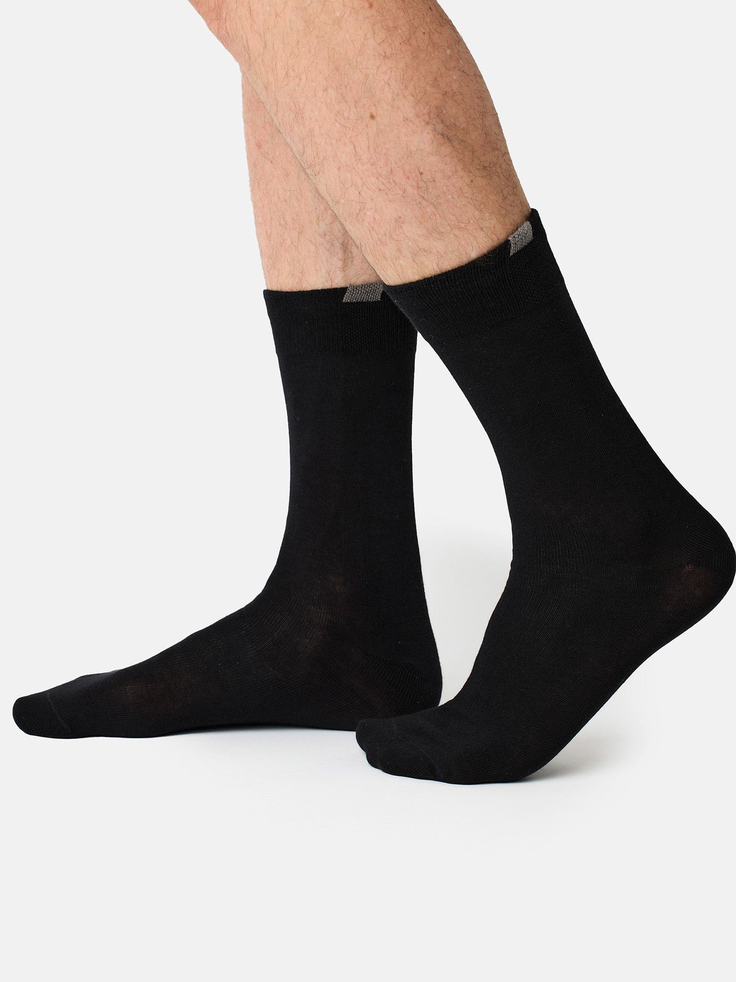 Basicsocken Nur günstig uni Passt Der (15-Paar) Socken schwarz Perfekt