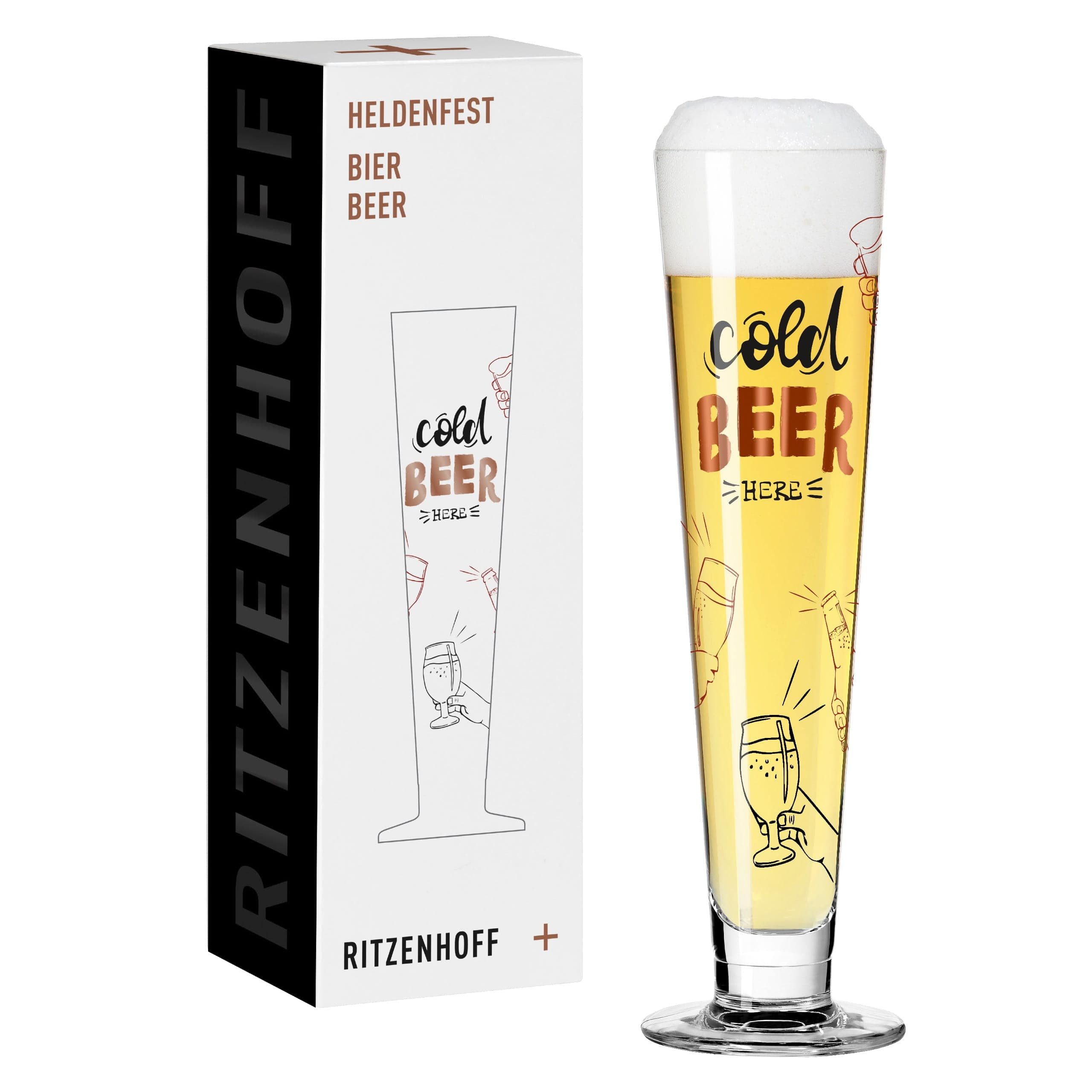 Ritzenhoff Bierglas Heldenfest, Kristallglas