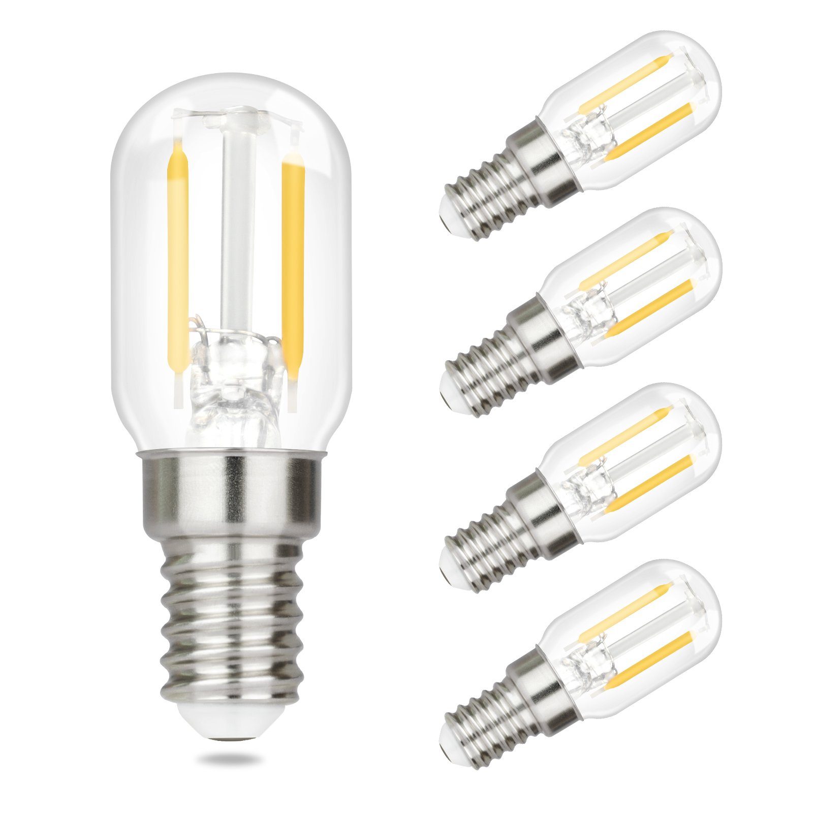 LED-Leuchtmittel E14 LED Vintage Glühbirnen - T22 LED Leuchtmittel für Flur