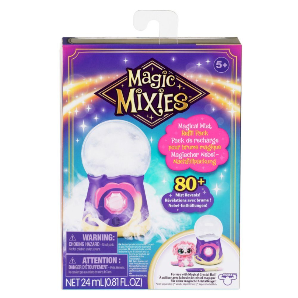 Moose Toys Tier-Beschäftigungsspielzeug Magic Mixies - Magischer Nebel - Nachfüllpackung, 2 Nachfüllflaschen magischer Nebel für Kristallkugel oder Zauberkessel