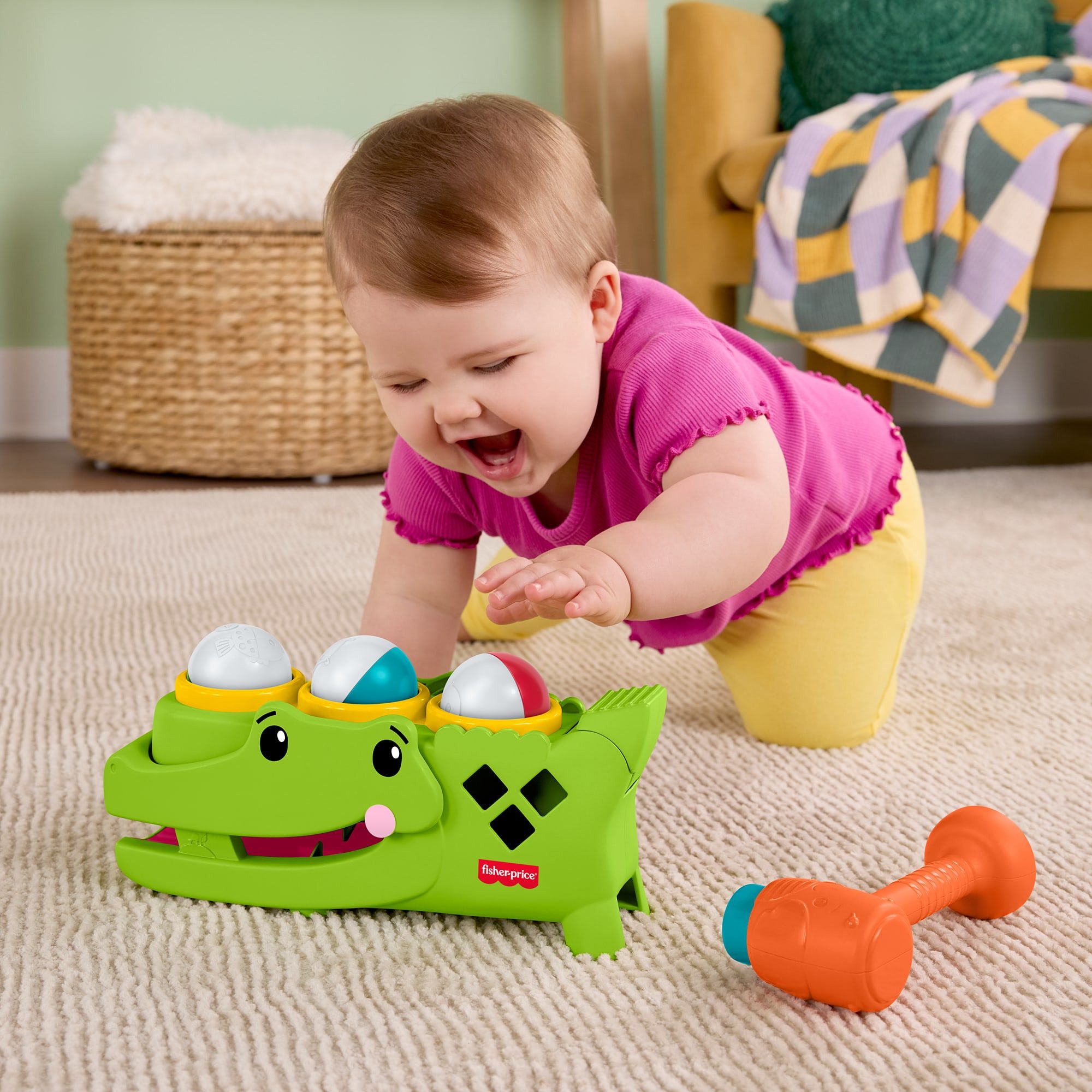 Fisher-Price® Klopfbank Sitz- und Klopf-Rolligator
