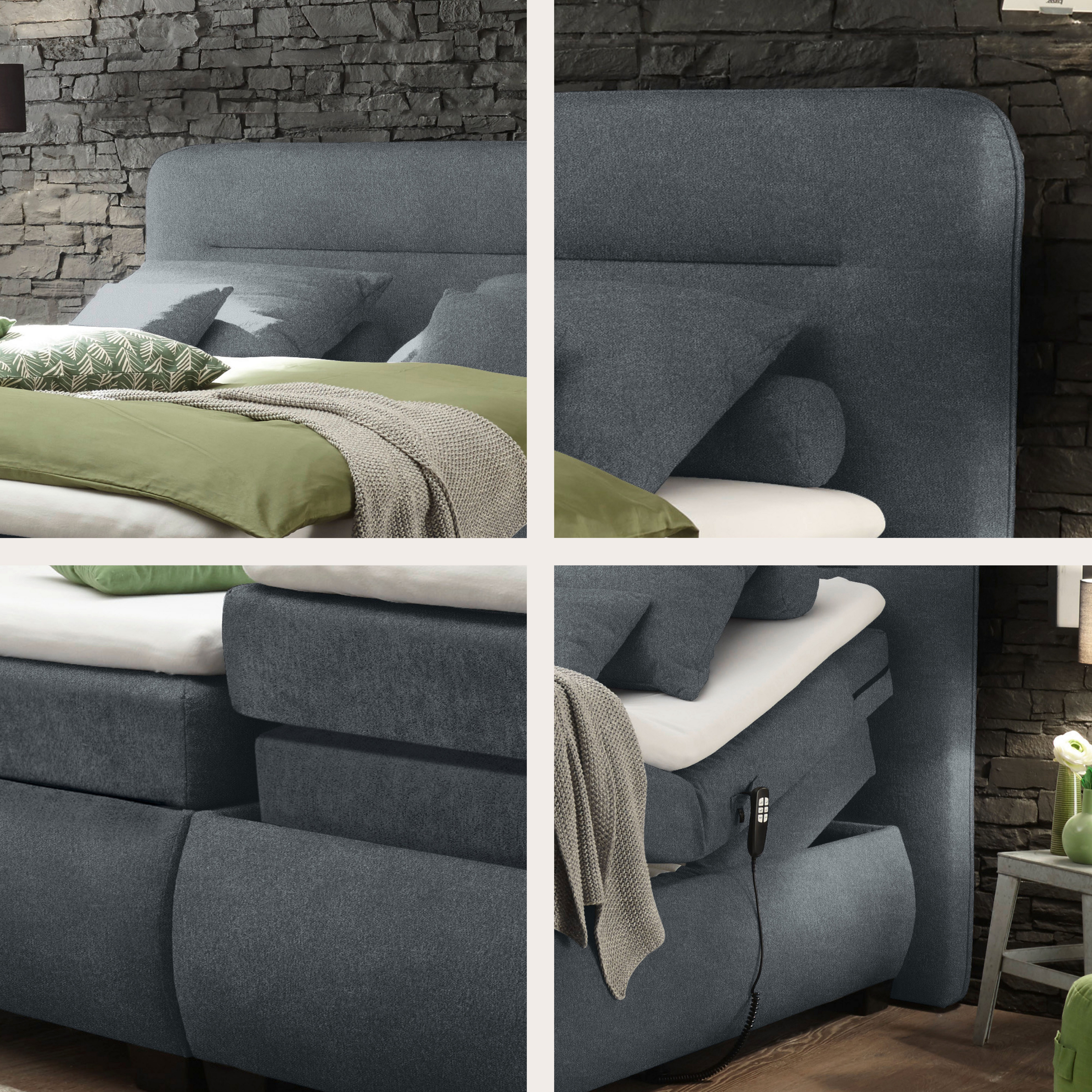ED EXCITING DESIGN Boxspringbett Evolution, inkl. Motor und Topper