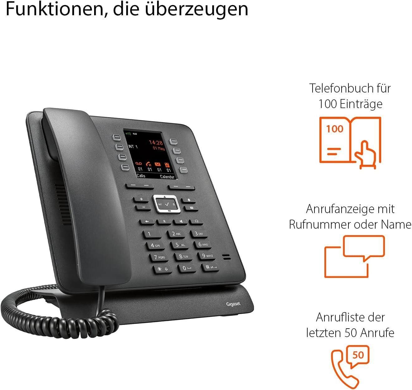 Gigaset Gigaset pro Maxwell C, DECT Telefon Kabelgebundenes Telefon