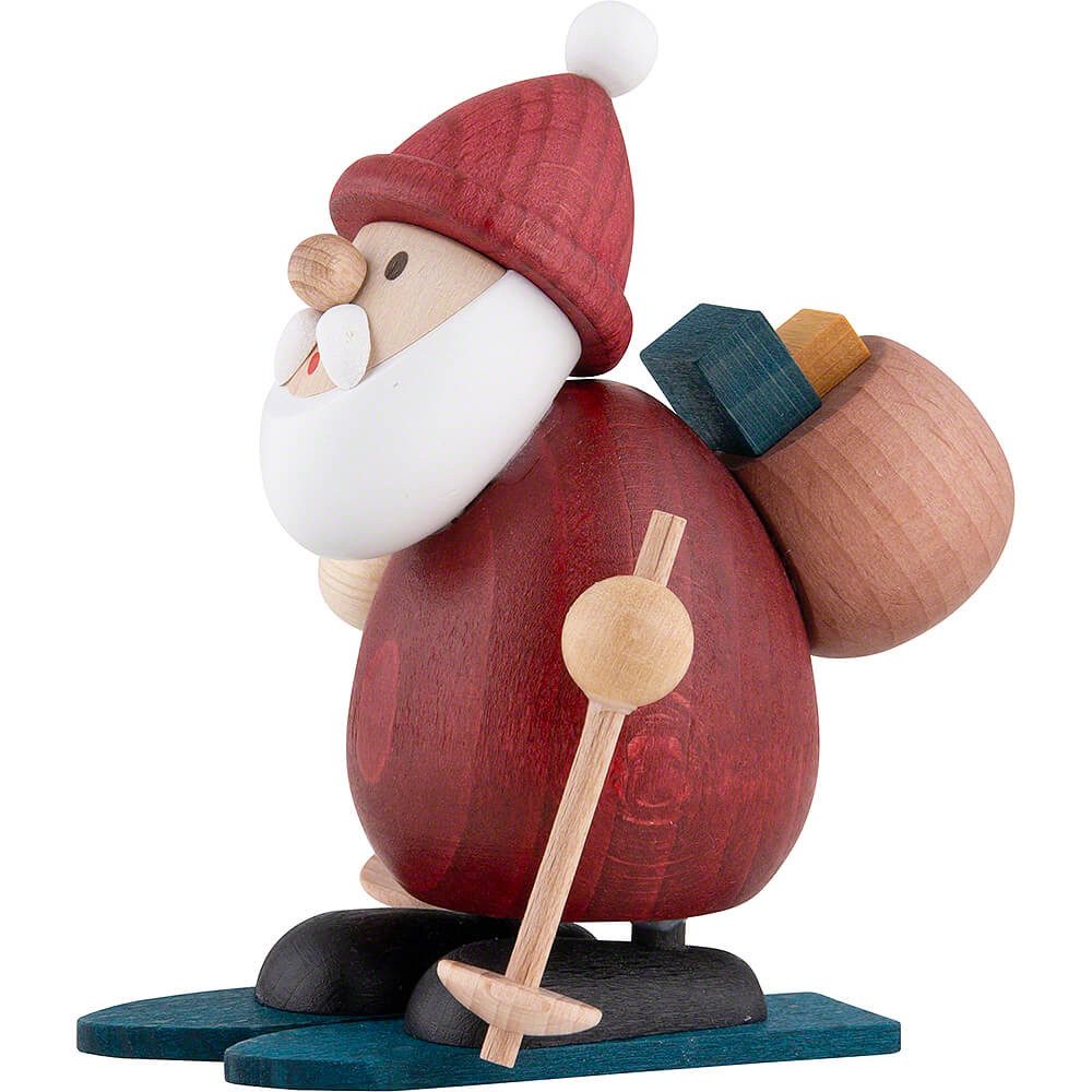 Ullrich Kunsthandwerk Dekofigur Weihnachtsmann auf Ski (9,6cm) von Ullrich günstig online kaufen