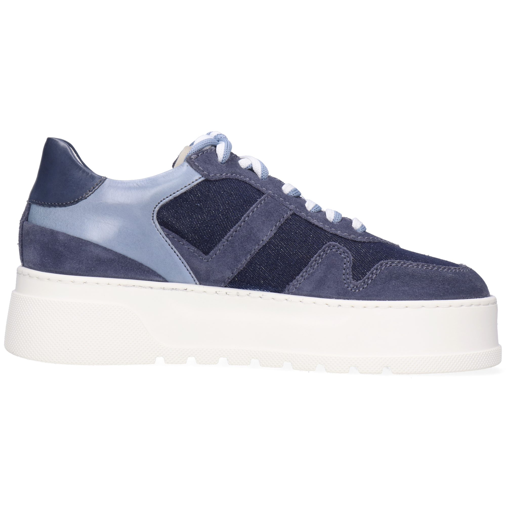 Melvin & Hamilton Alga 2 Leder-Sneakers für Damen Sneaker Plateausohlen, Echtes Leder, Herausnehmbare Innensohle