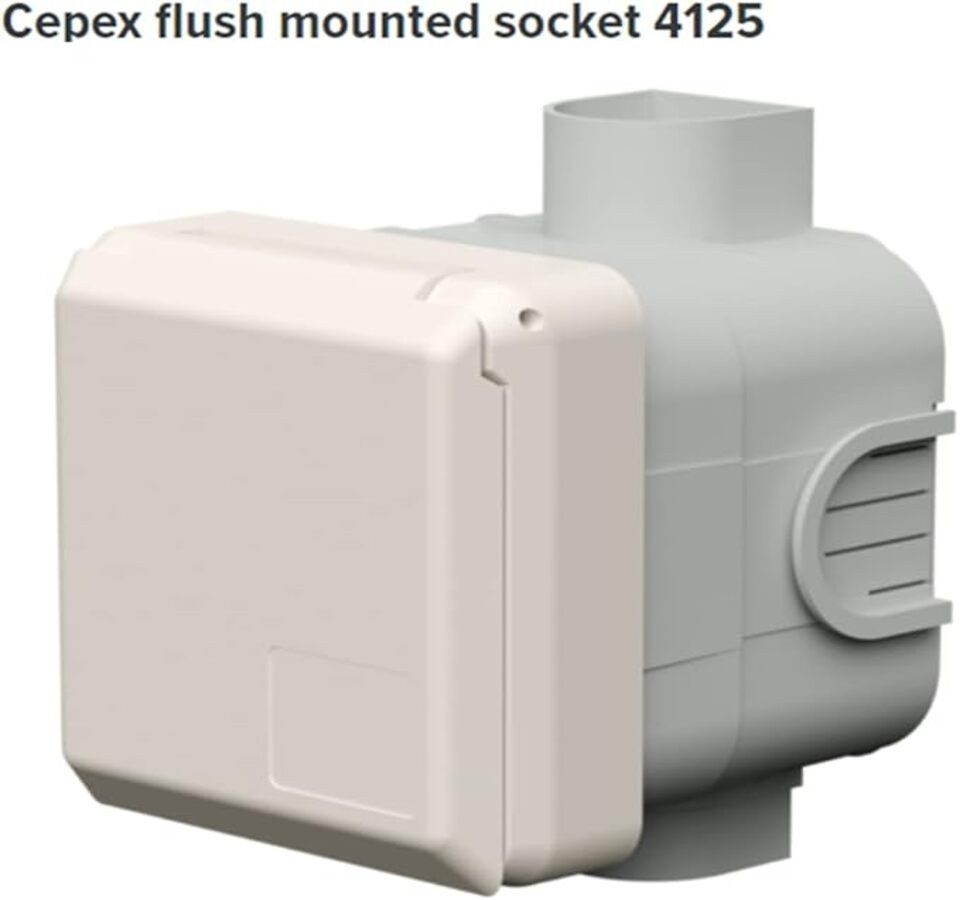 Mennekes Unterputz-Steckdose Mennekes 4125 Cepex-UP-Dose 16A5p6h400V IP44