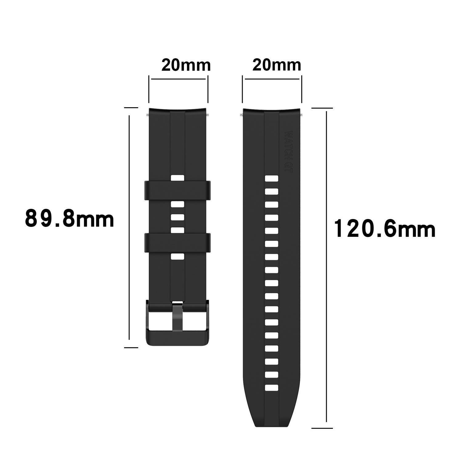 Cadorabo Smartwatch-Armband, Smartwatch Ersatzarmband - 20mm günstig online kaufen