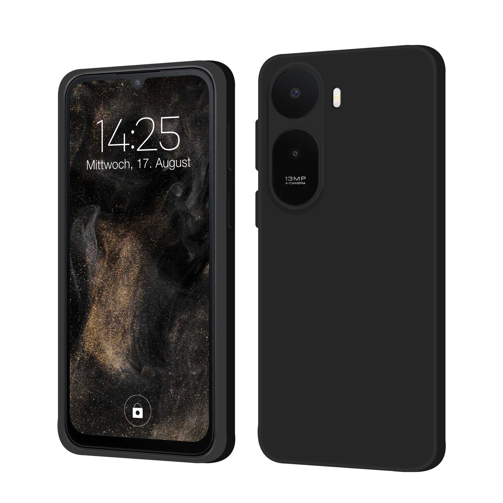 Tec-Expert Handyhülle SoftGrip Cover Hülle für Xiaomi Redmi A7 Pro 6.9 Zoll, 6.9, Handy Case Bumper integrierter Kameraschutz flexibel