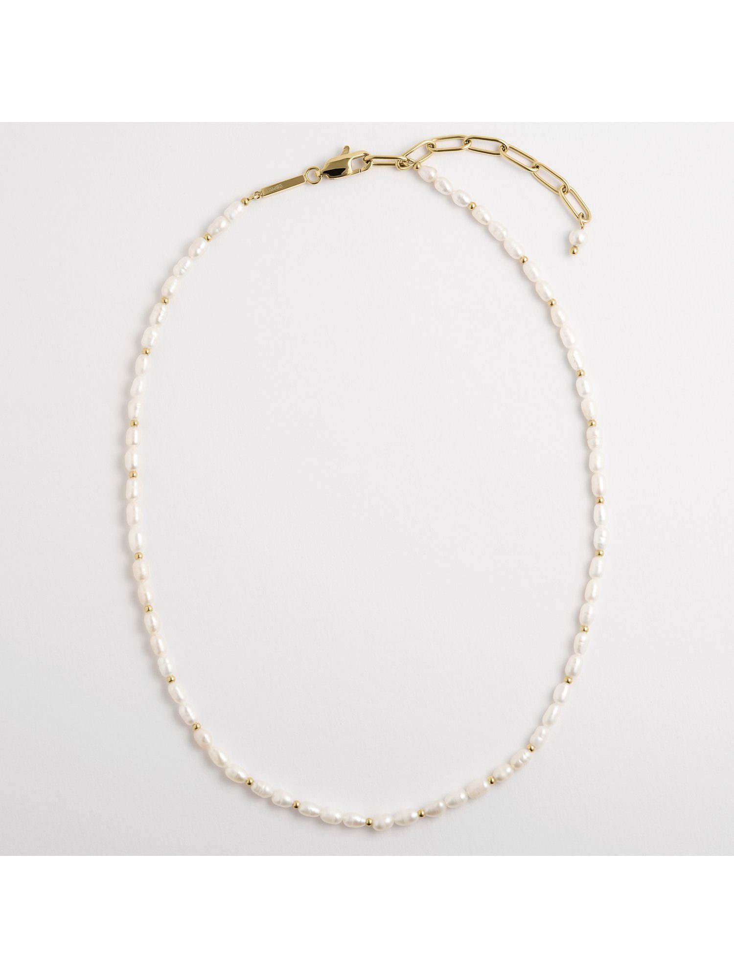 Esprit Edelstahlkette ESPRIT Damen-Kette Edelstahl Süßwasserperle günstig online kaufen