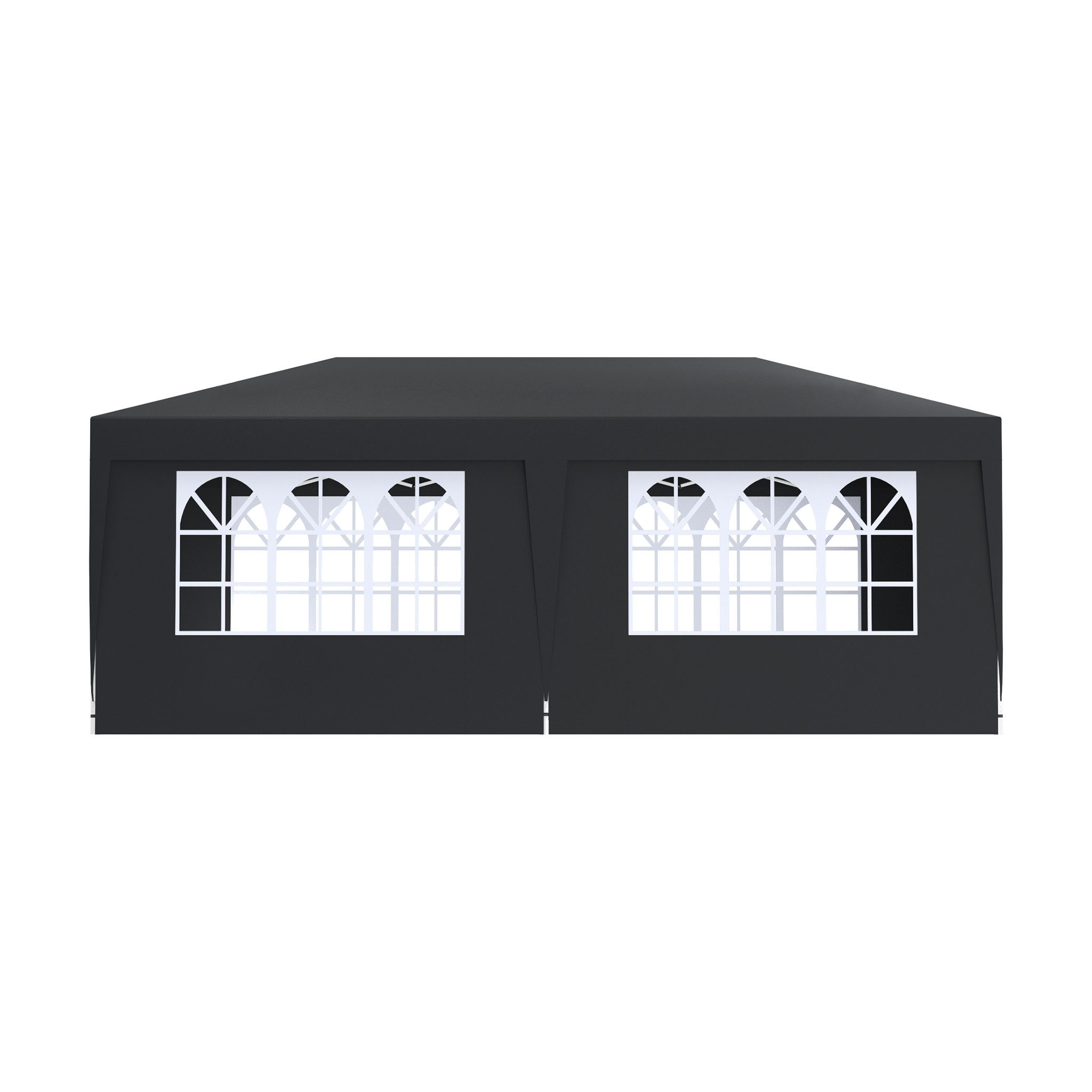 FIVMEN Pavillon 3x6m Faltpavillon mit 6 Seitenwände Höhenverstellbar Gartenpavillon, Partyzelt Gartenzelt UV Schutz Camping Pavillon für Party, Festival