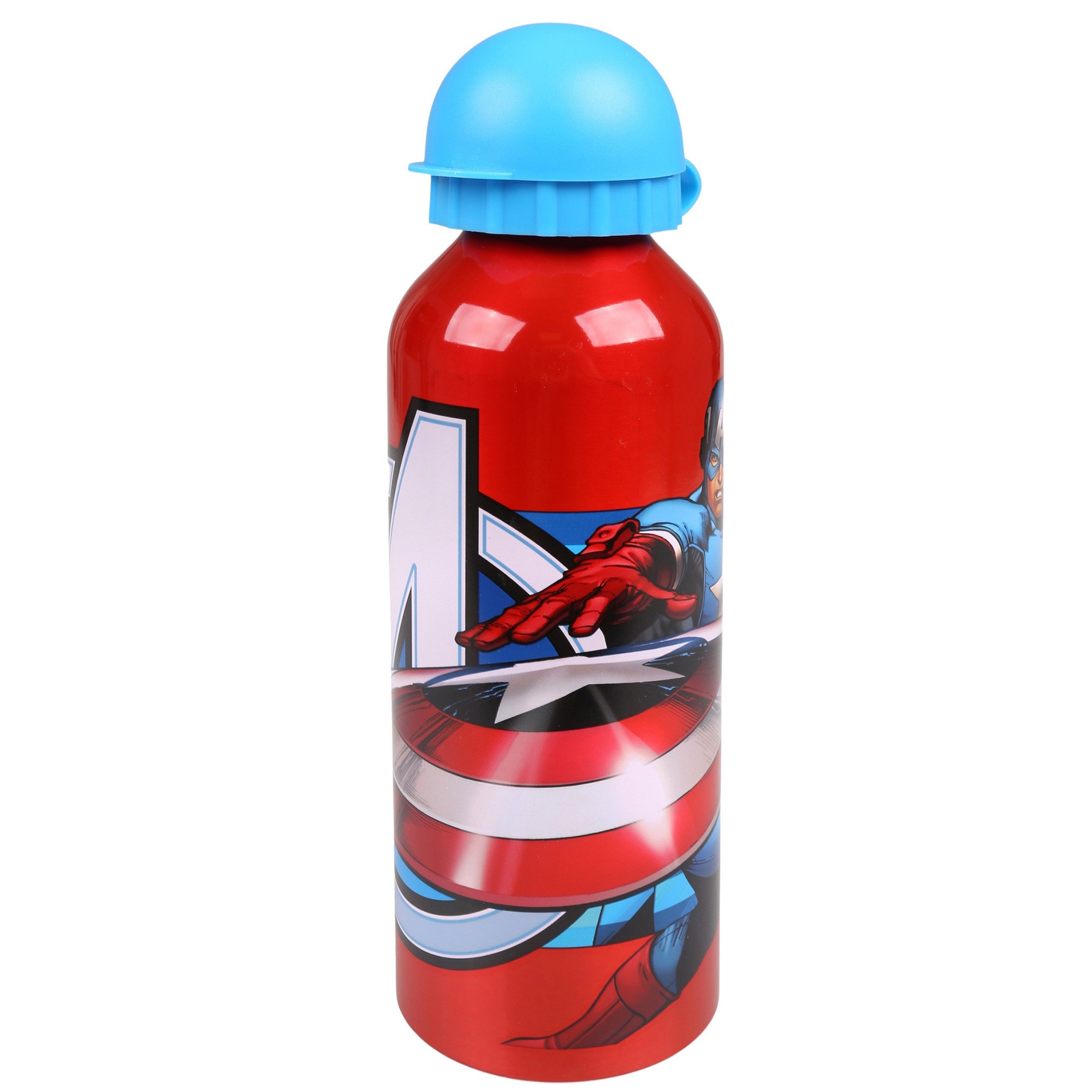 MARVEL Trinkflasche MARVEL Avengers Aluminium Trinkflasche, rote Flasche 500 ml