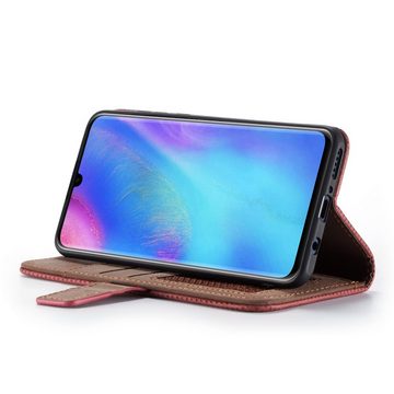 FITSU Handyhülle Hülle für Huawei P30 Lite New Edition Handytasche Flipcase 6,15 Zoll, Handytasche für P30 Lite New Edition Hülle, mit Geld- und Kartenfach