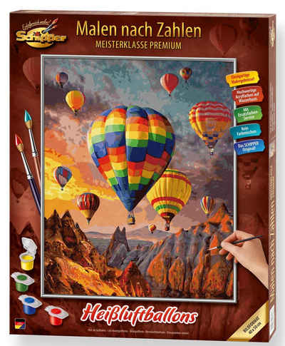 Schipper Malen nach Zahlen Meisterklasse Premium - Heißluftballons, Made in Germany