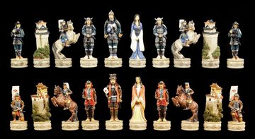 Figuren Shop GmbH Spiel, Schachfiguren Set - Samurai Krieger - Veronese Schach Figuren Strategiespiel
