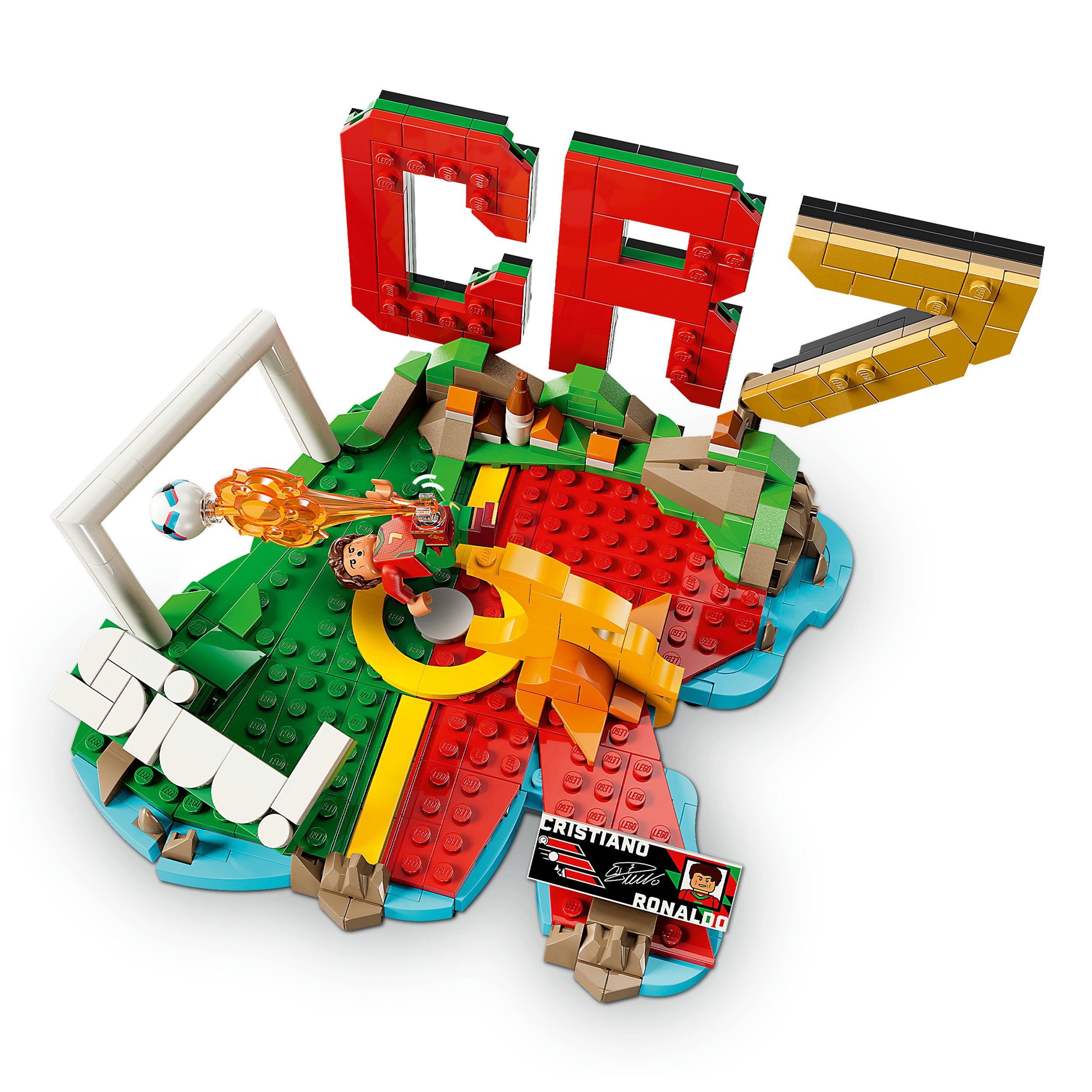 LEGO® Cristiano Ronaldo – Fußball-Highlights (43012), LEGO Editions Football Konstruktionsspielsteine, (490 St) – Bild 4 von 5