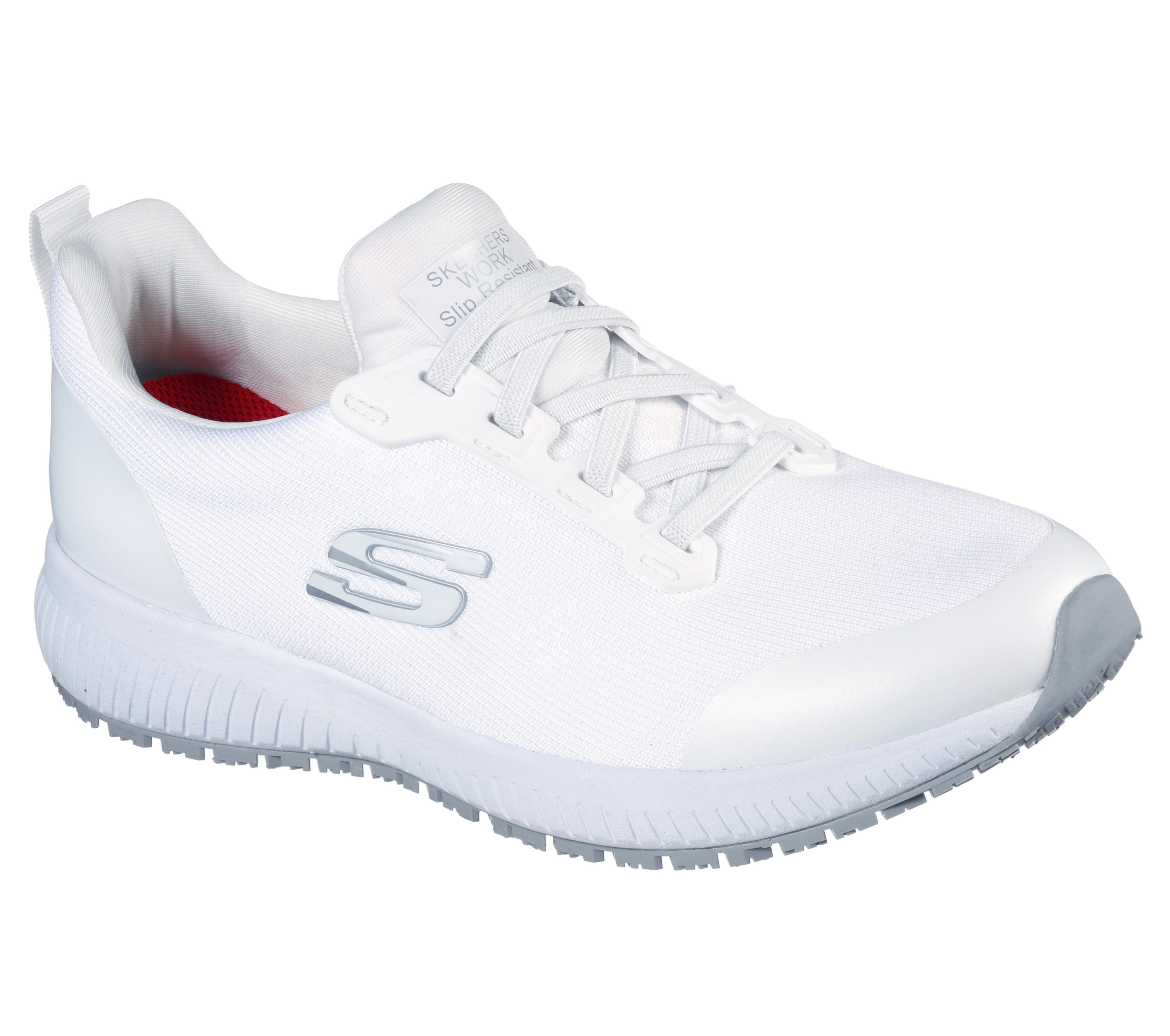 Skechers SQUAD SR Berufsschuh, Sneaker für Gastronomie & Pflege mit gepolstertem Schaftrand