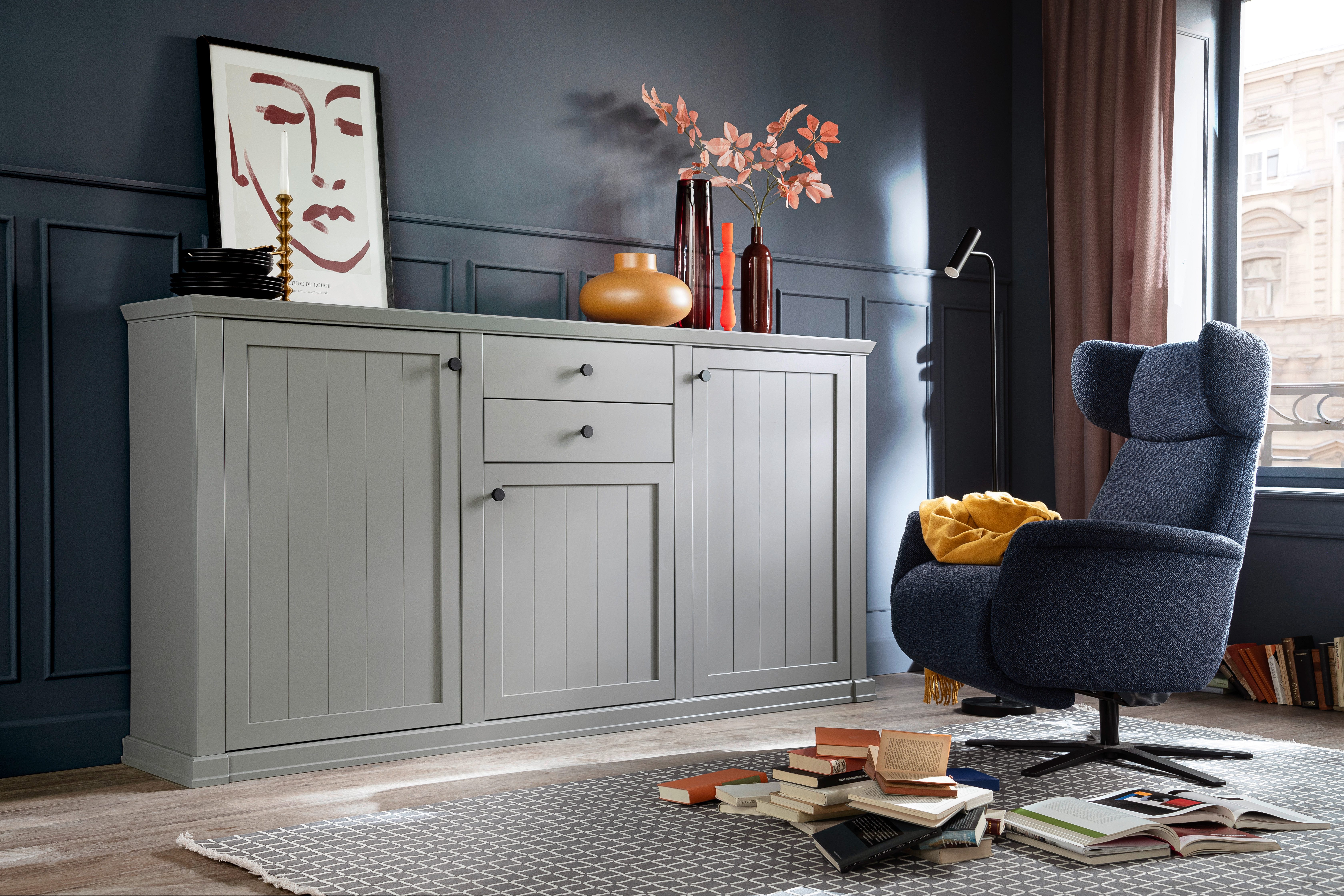 SCHÖNER WOHNEN-Kollektion Teppich Magic 6104, rechteckig, Höhe: 7 mm, Hoch Tief Struktur, mit Viskose, weich und glänzend