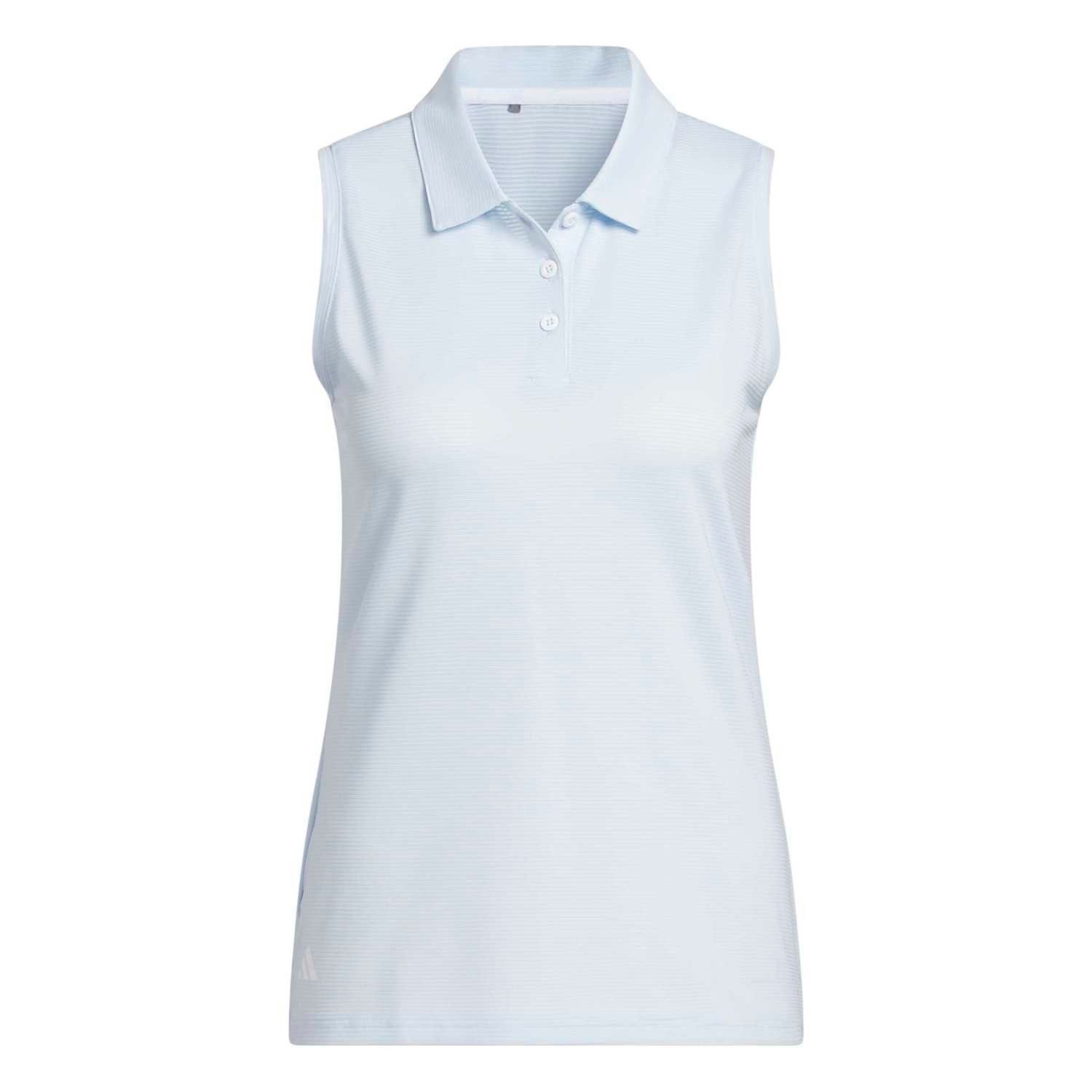 Poloshirt Adidas Golf Polo Ottoman Sleeveless Hellblau Damen